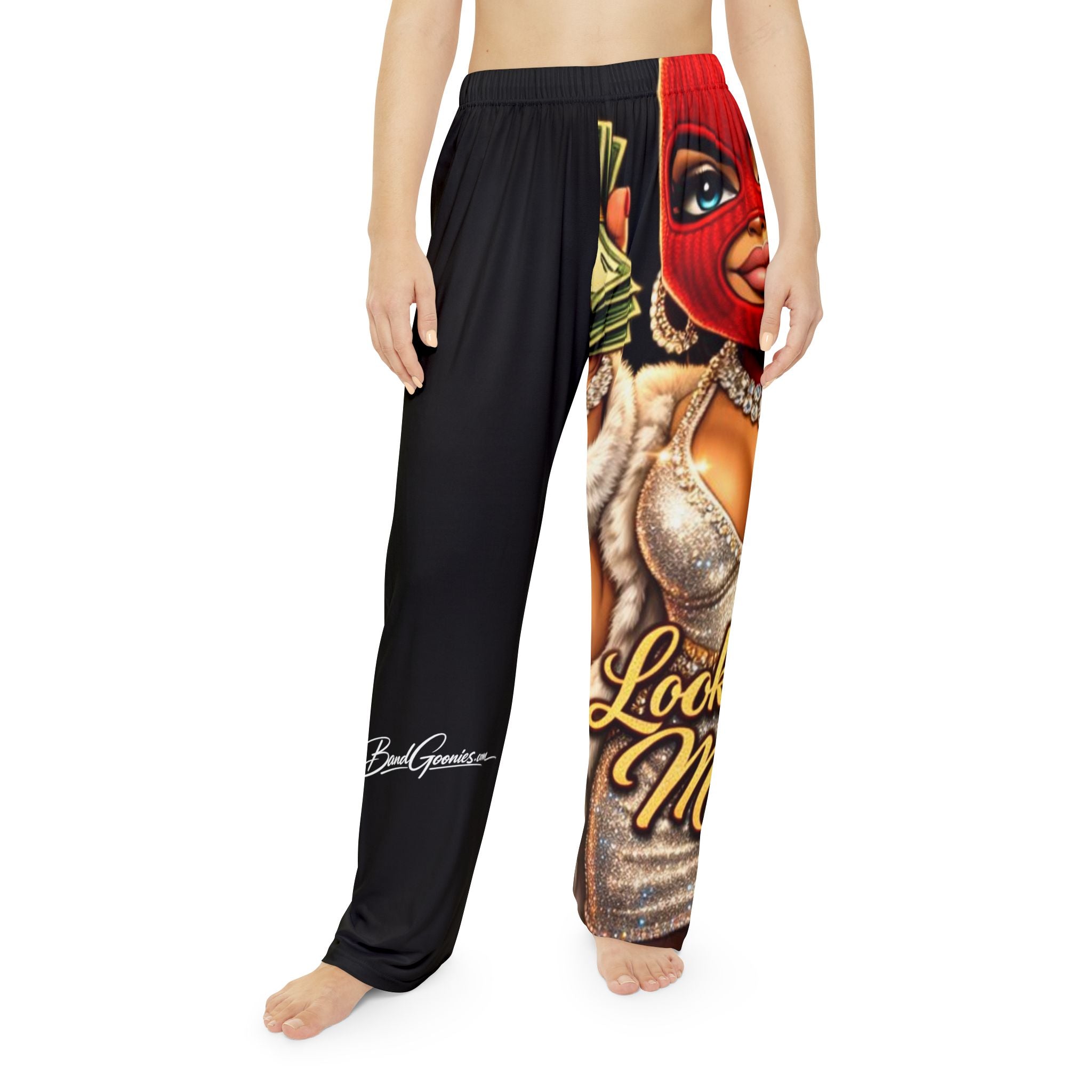 Women's Pajama Pants | Red Girl Goonie "Looks Like Money"