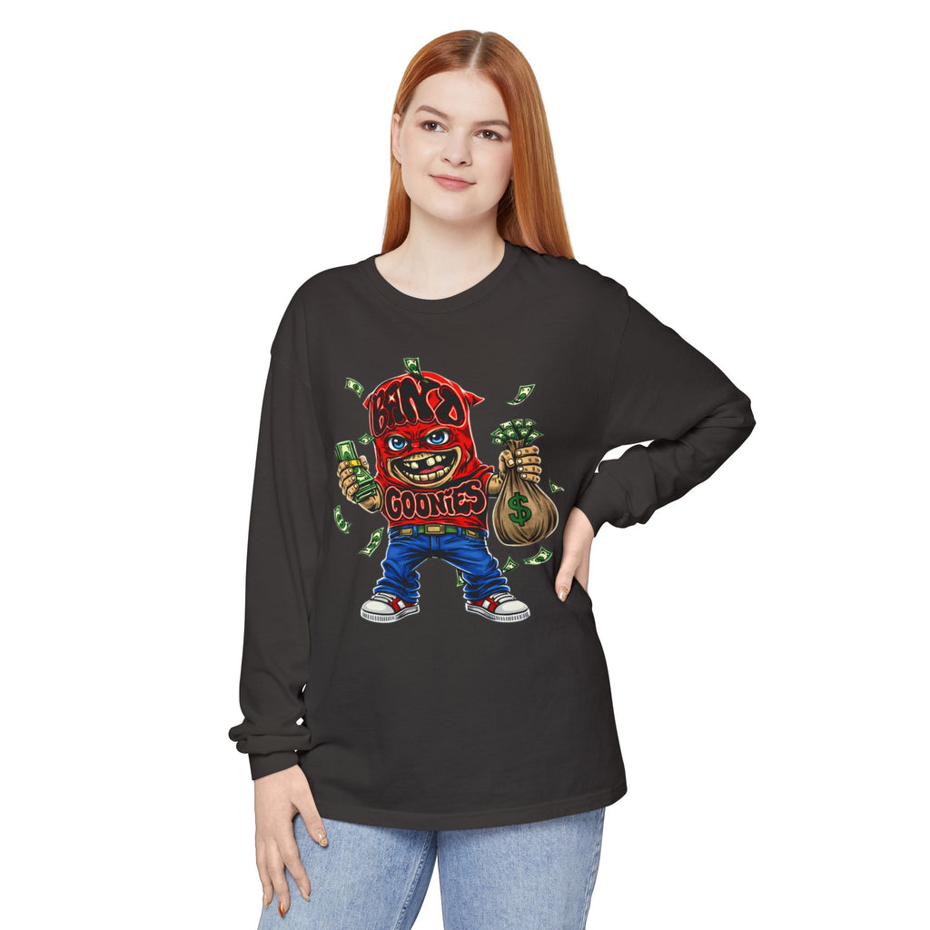 Garment-Dyed Long Sleeve T-Shirt | Red Band Goonie