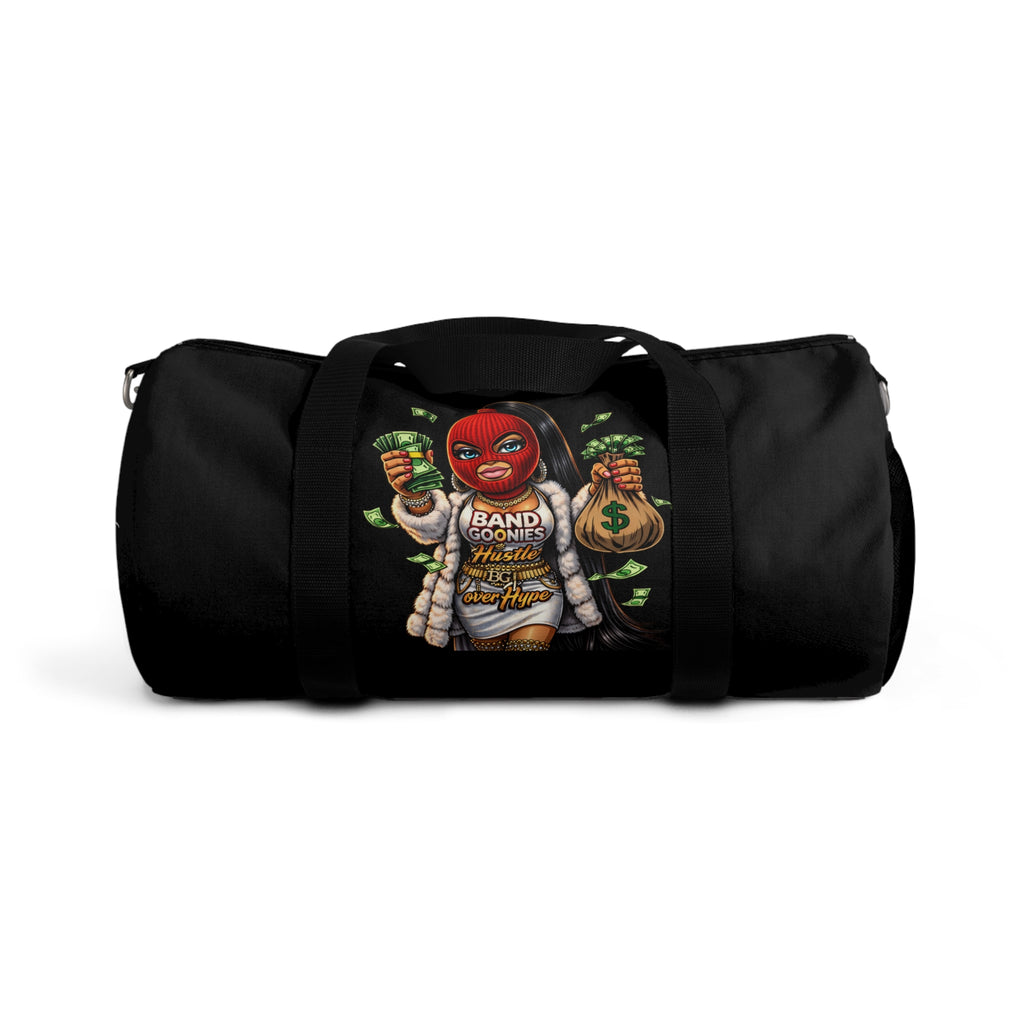 Duffel Bag | Red Girl Goonie "Hustle over Hype"