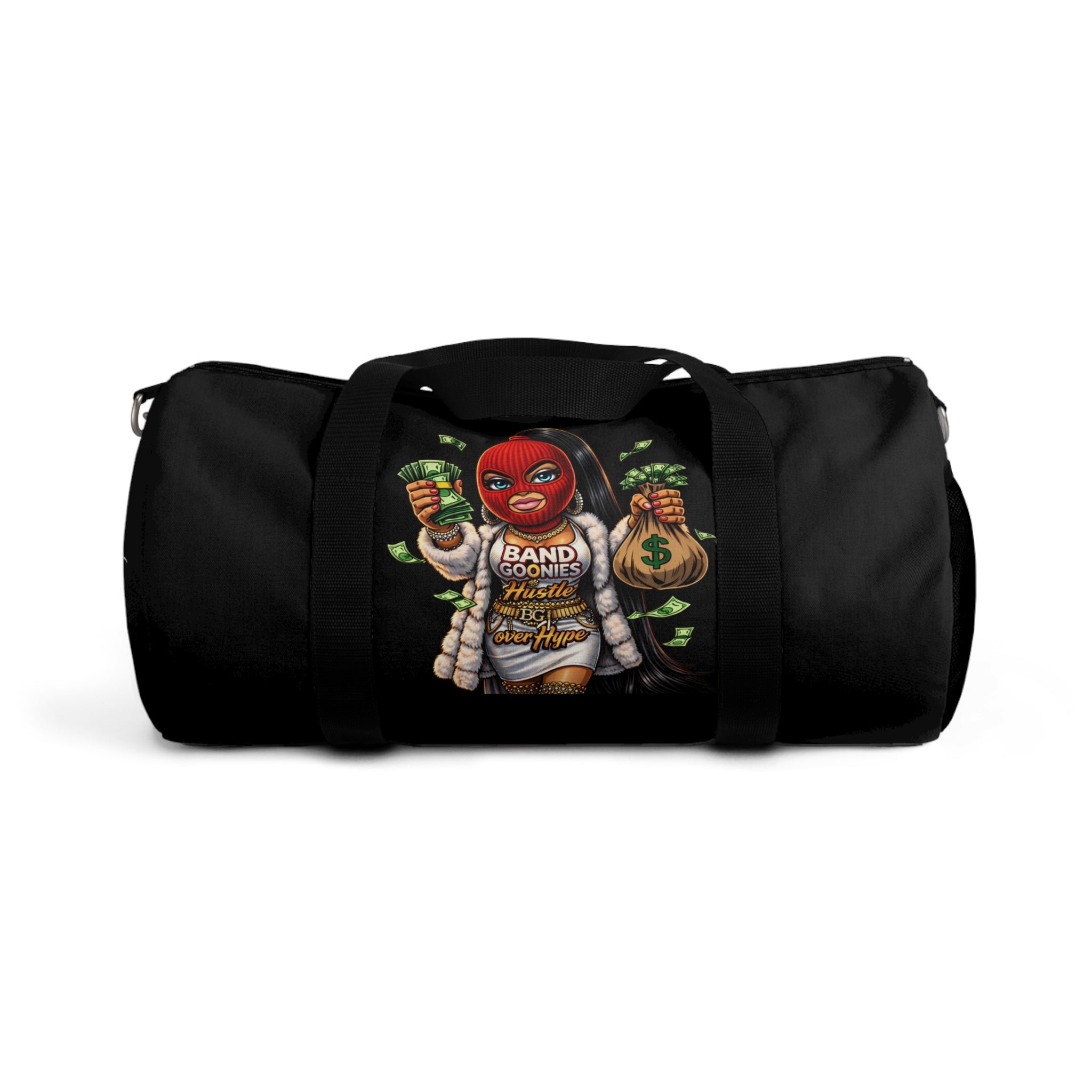 Duffel Bag | Red Girl Goonie "Hustle over Hype"