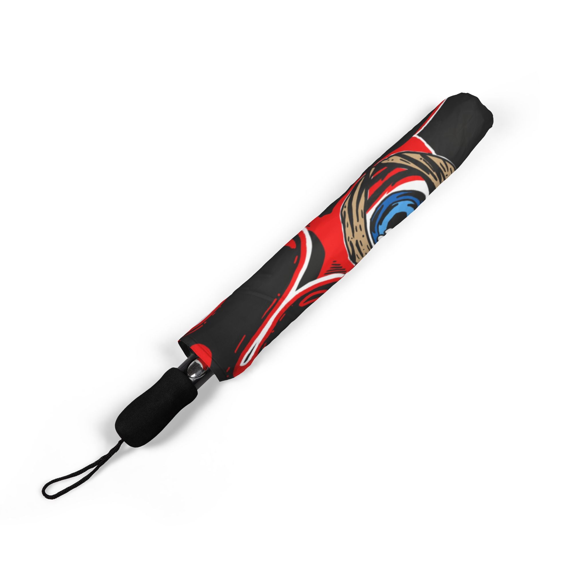 Semi-Automatic Foldable Umbrella (Black) | Red Band Goonies