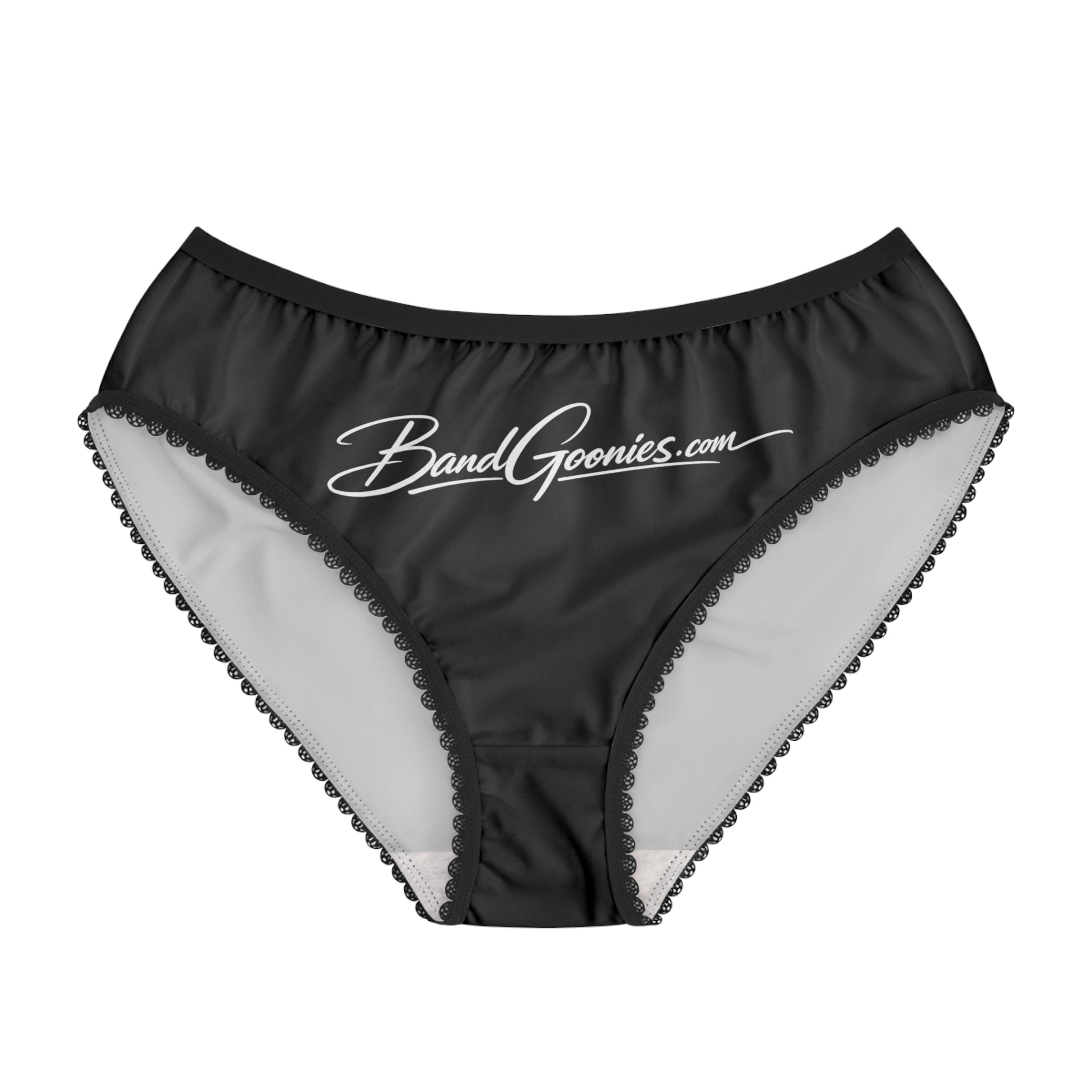 Women's Briefs (Black) | Band Goonies Branded