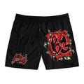Men's Mid-Length Swim Shorts | Red & Black