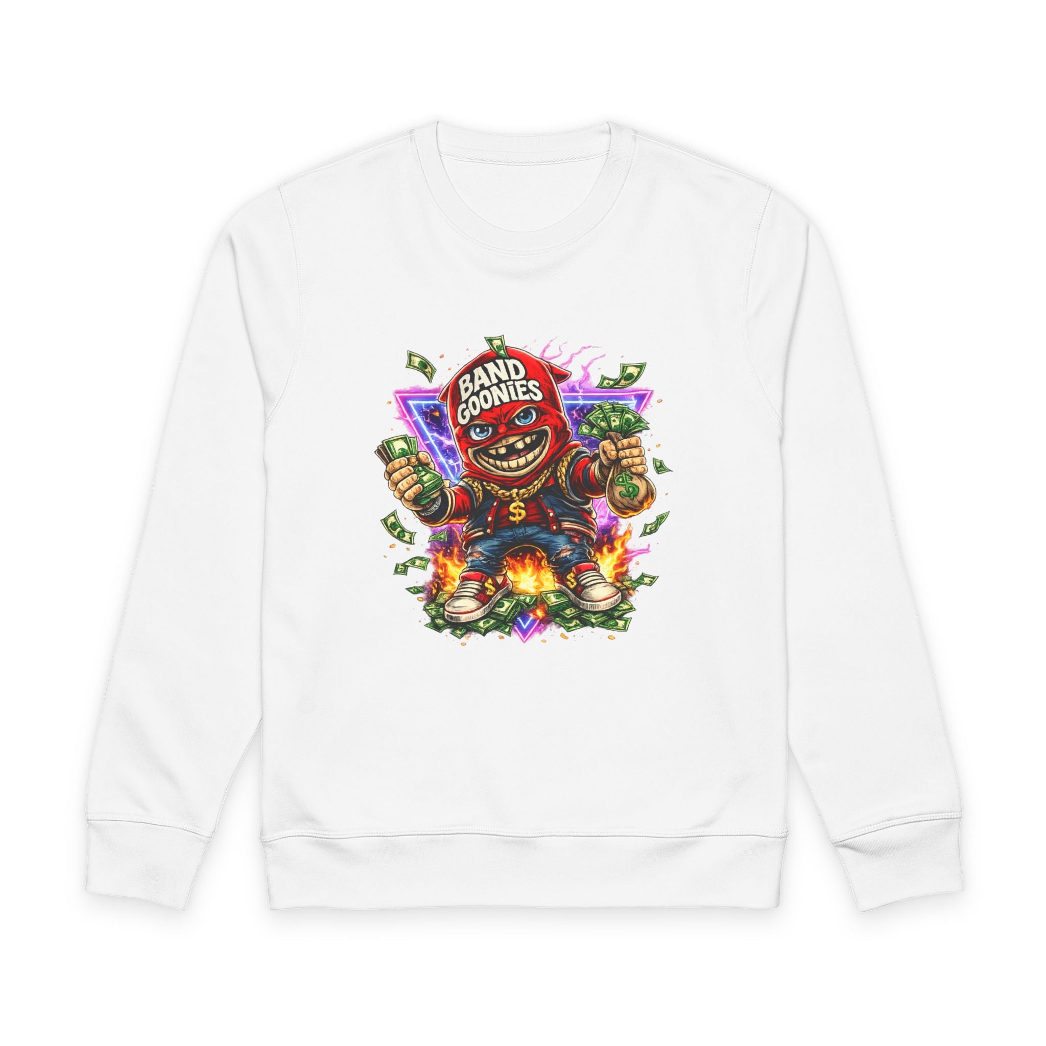 "Feud & Fire" Red Goonie Unisex Mid-Weight Sweatshirt