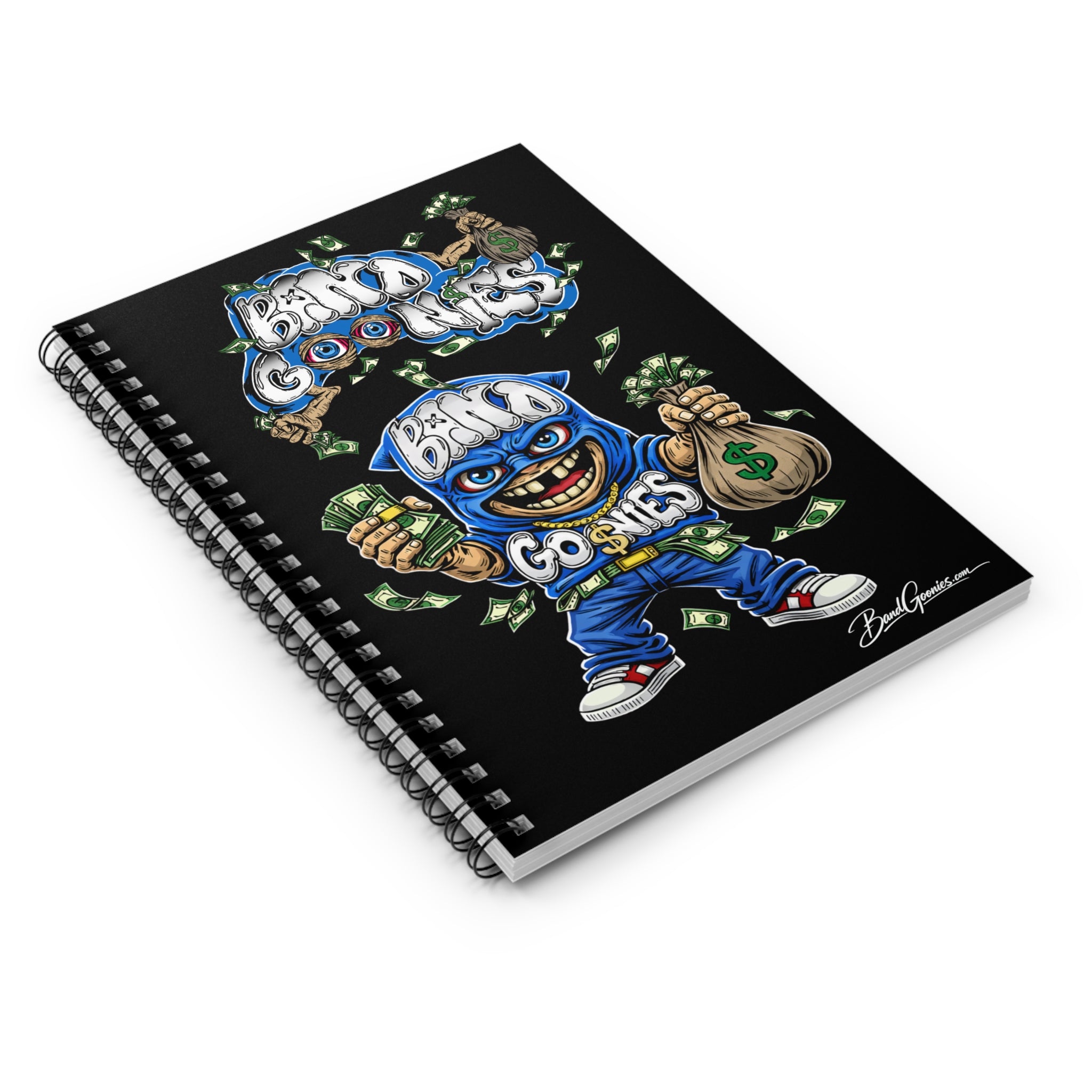 Blue Goonie Spiral Notebook - Ruled Line (59 Sheets)