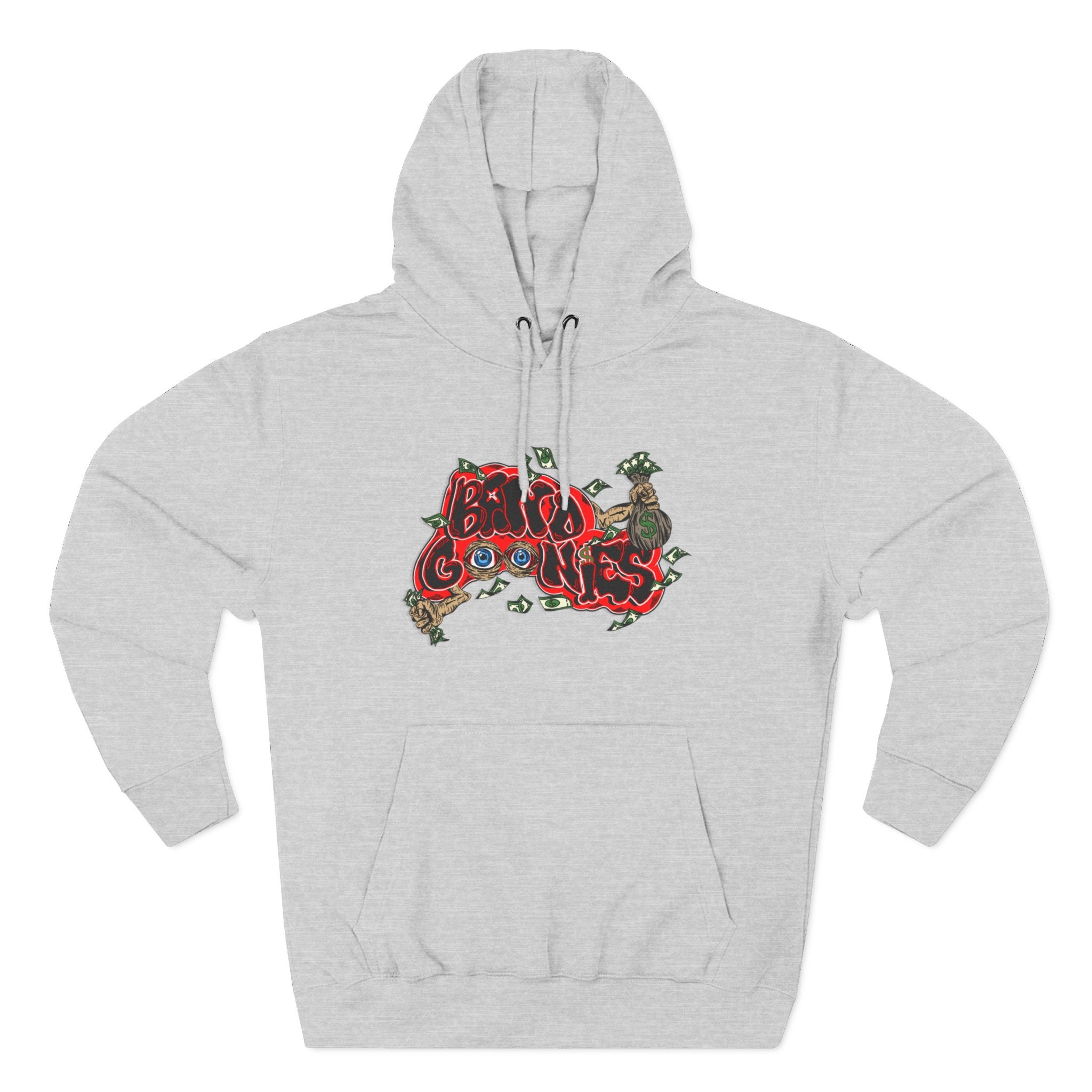 Three-Panel Fleece Hoodie