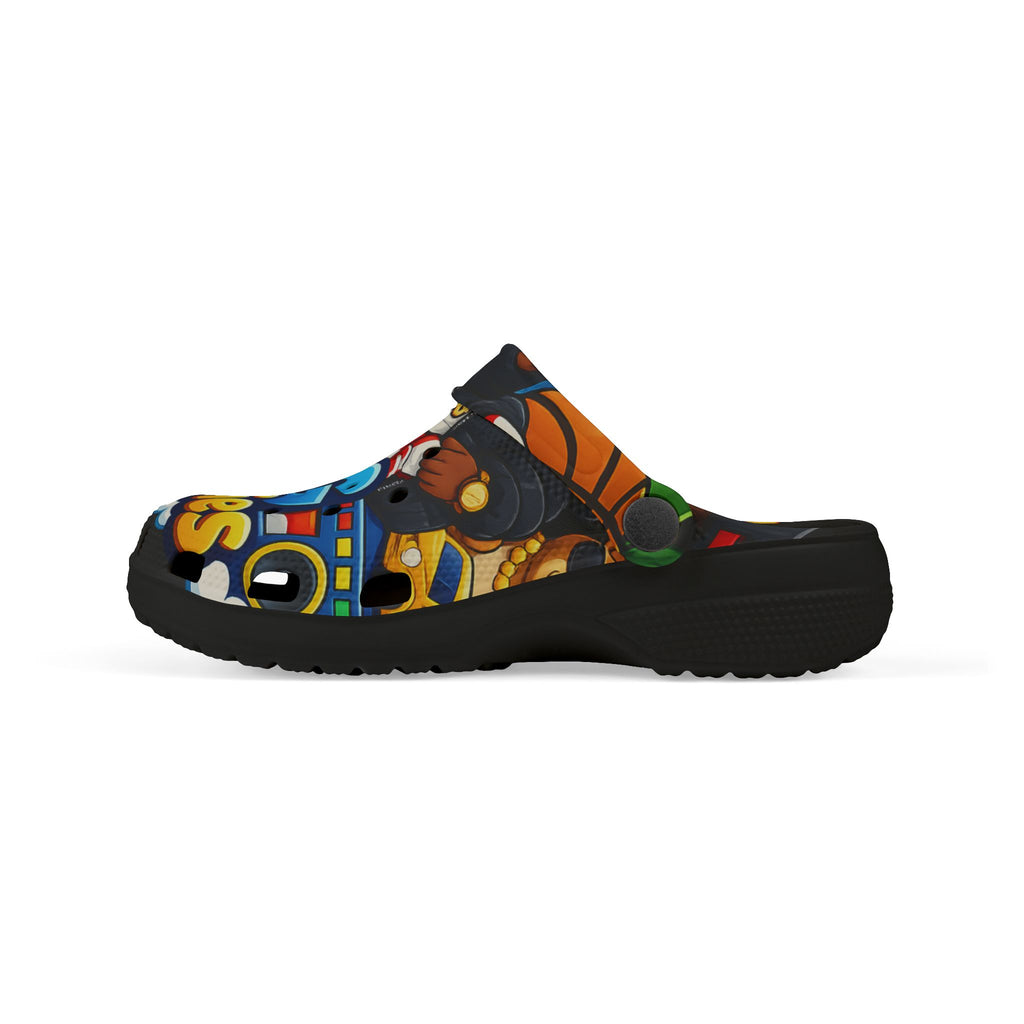 Kid's Foam Clogs (Black) | BG Babies "Clouds & Toys"
