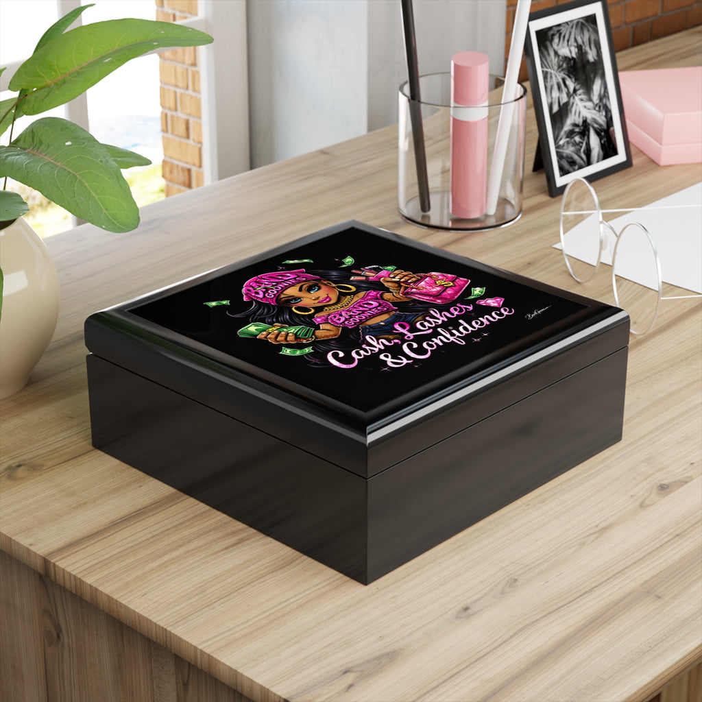 Jewelry Box | Pink Girl Goonie "Cash, Lashes & Confidence"