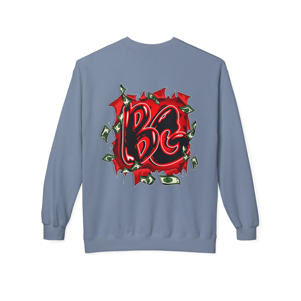 Midweight Soft Style Fleece Crewneck Sweatshirt