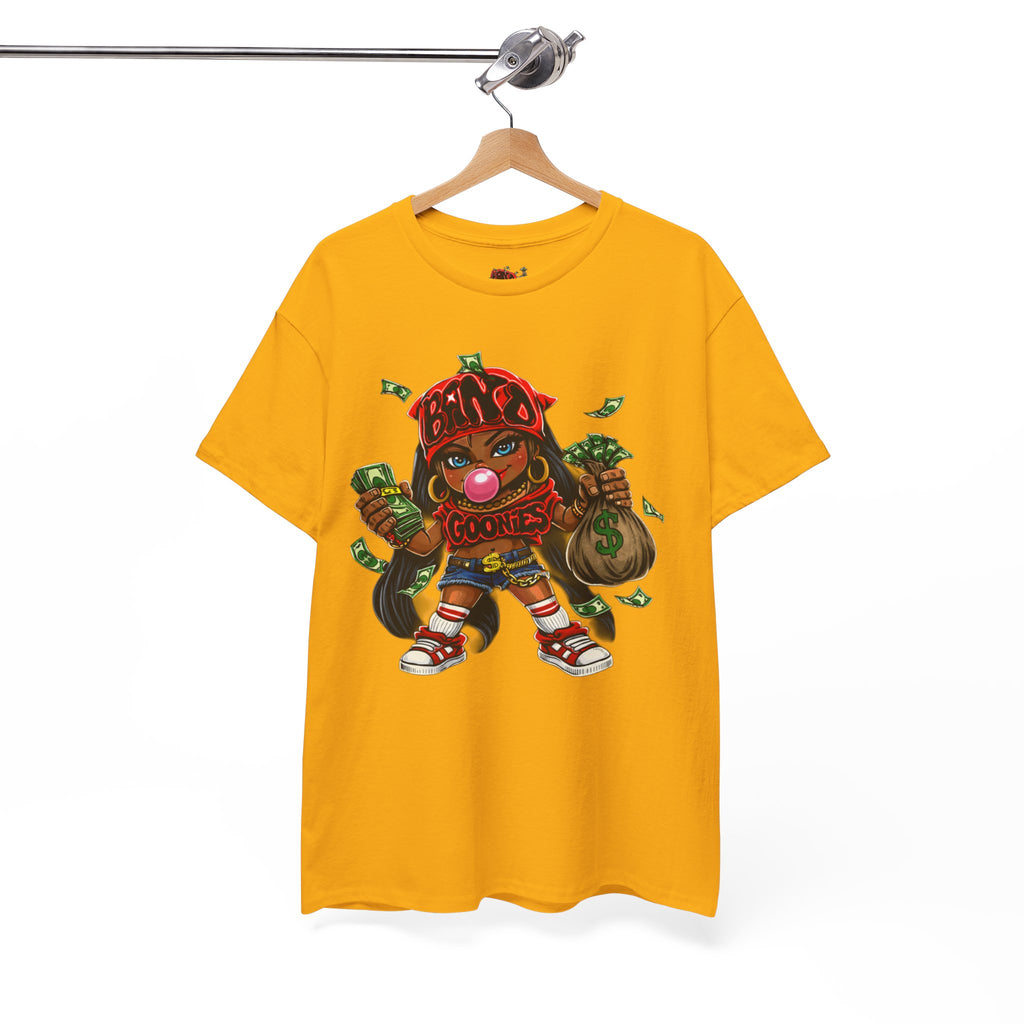 Heavy Cotton T-Shirt | Girl Goonie "Bubblegum Girl"