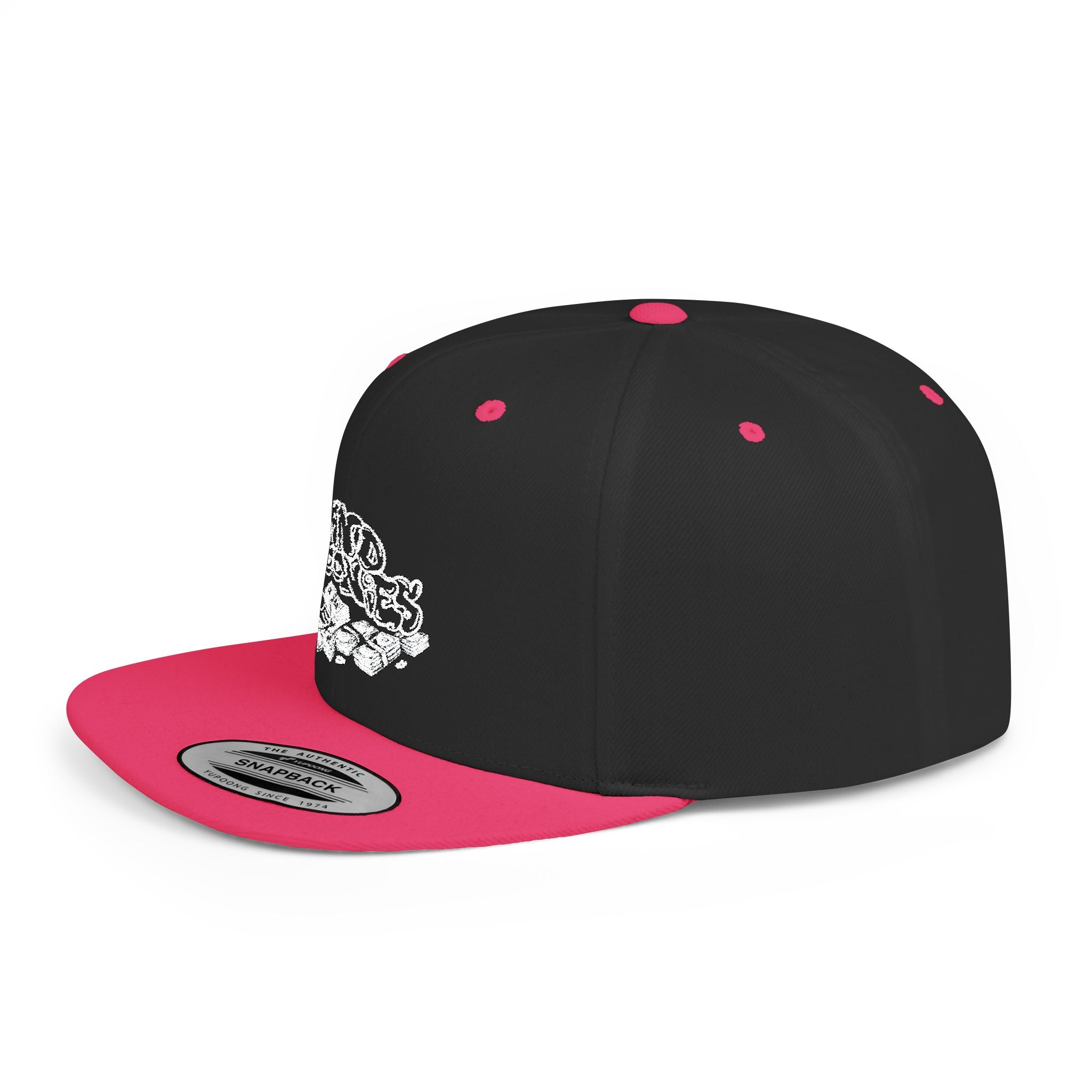 Flat Bill Snapback White Band Goonies Logo