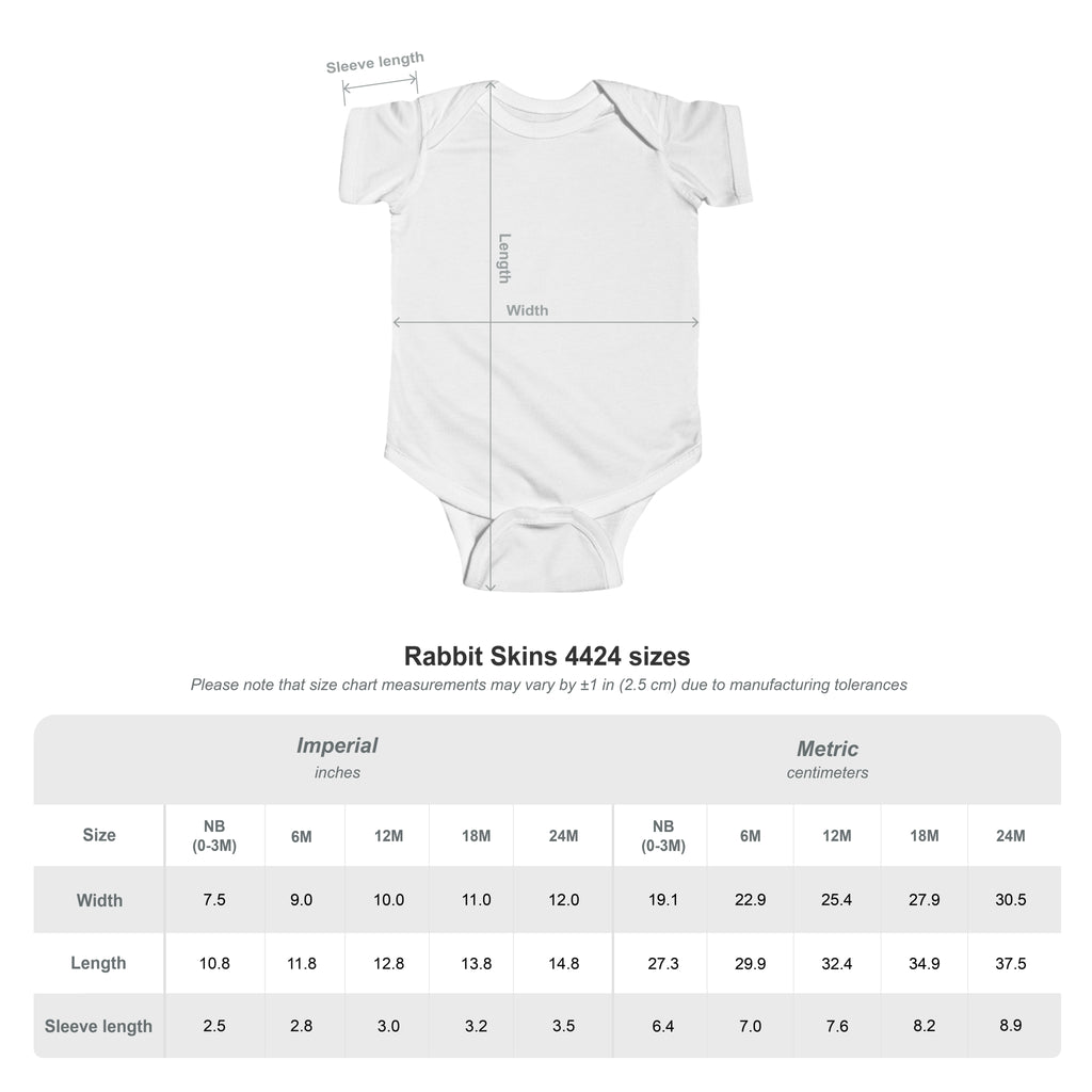 Infant Fine Jersey Bodysuit | Red BG Babies