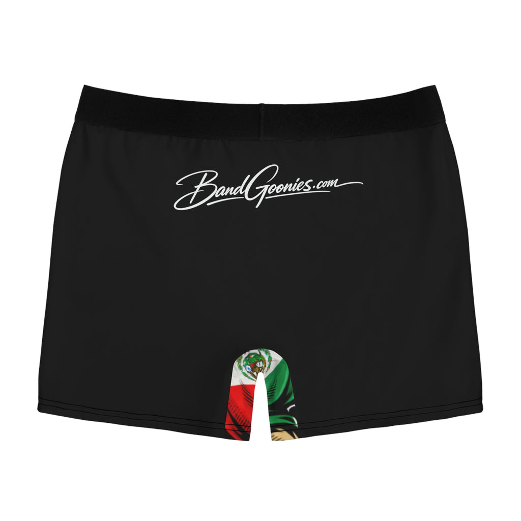 Men's Boxer Briefs (Black) | Mexican Goonie "Con Dinero Baila el Perro"