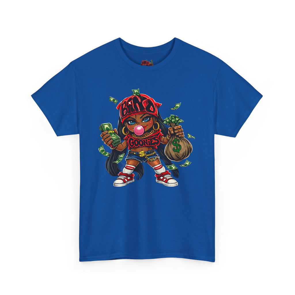 Heavy Cotton T-Shirt | Girl Goonie "Bubblegum Girl"
