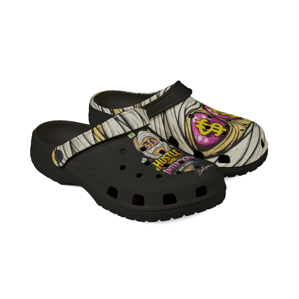 Foam Rubber Clog Shoes | OG Goonie "Hustle with Intention"