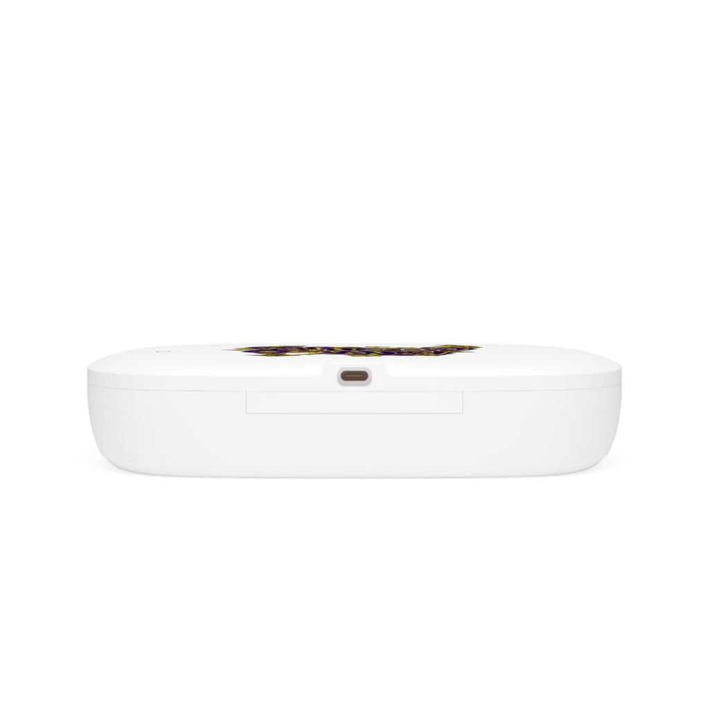 Purple & Yellow Band Goonie UV Phone Sanitizer and Wireless Charging Pad