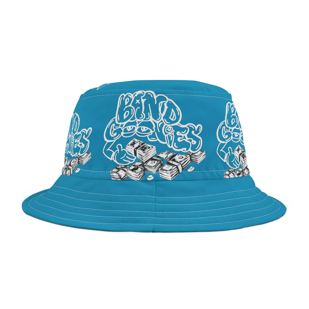 Bucket Hat Blue & White Band Goonies