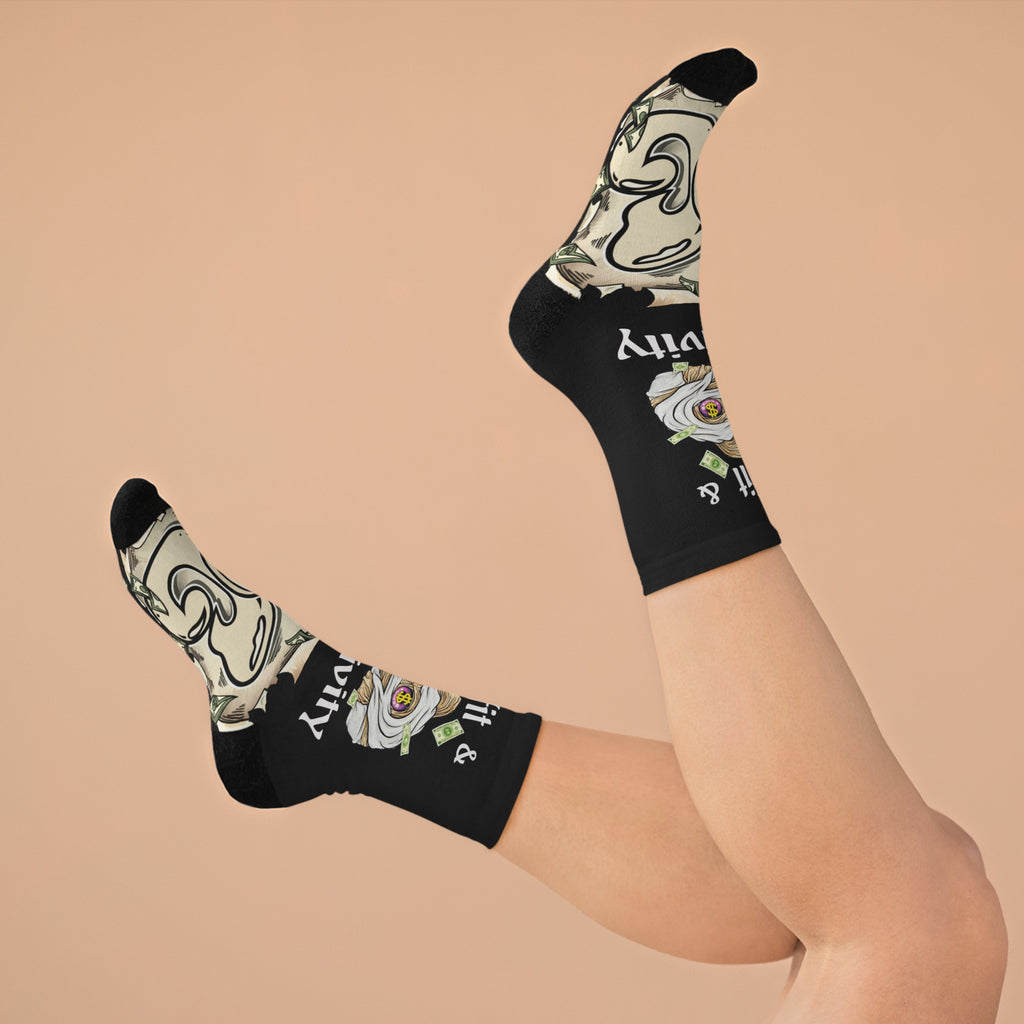 OG Goonie "Profit is Positivity" Poly Socks