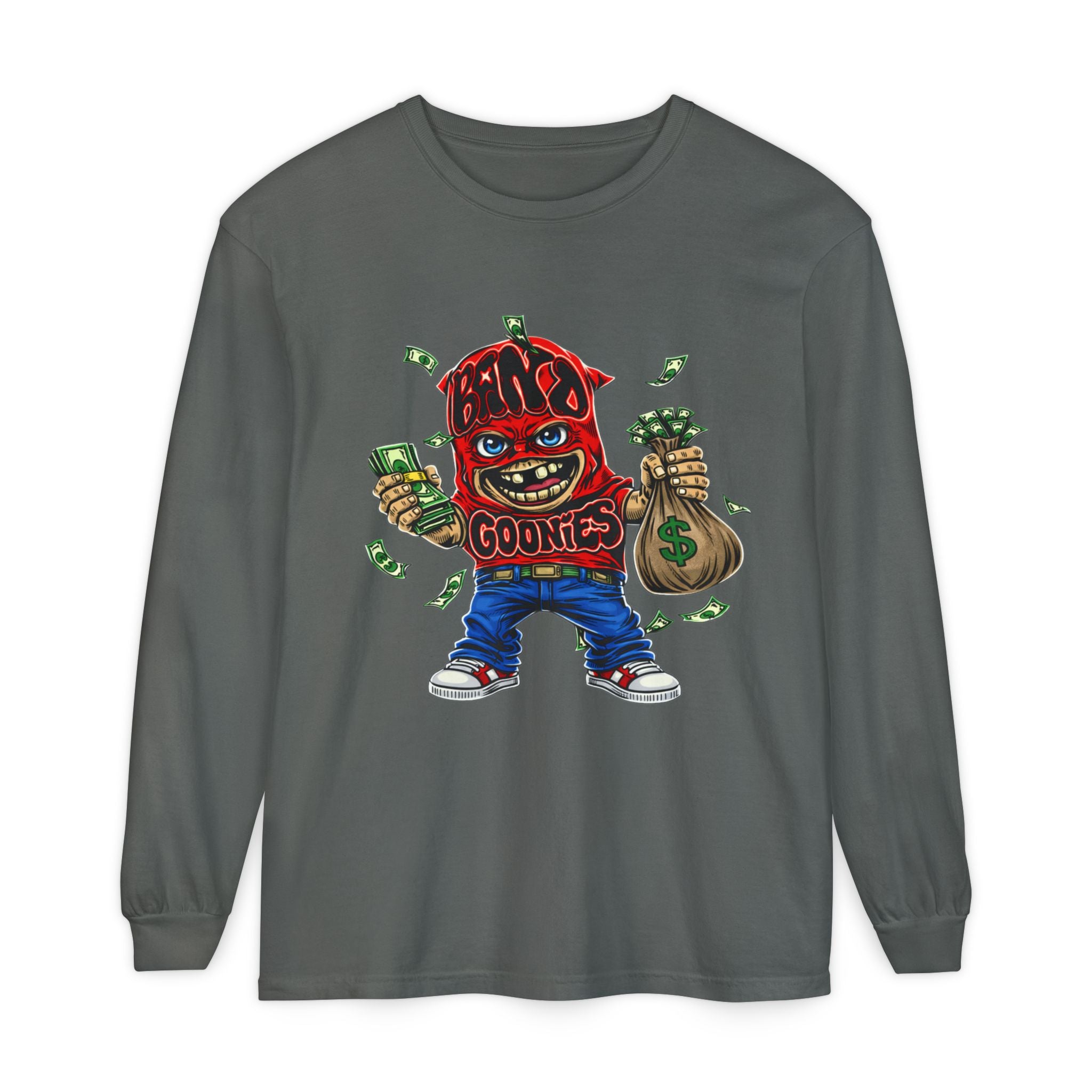 Unisex Garment-dyed Long Sleeve T-Shirt