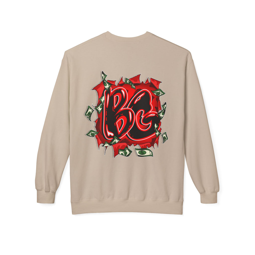 Midweight Soft Style Fleece Crewneck Sweatshirt