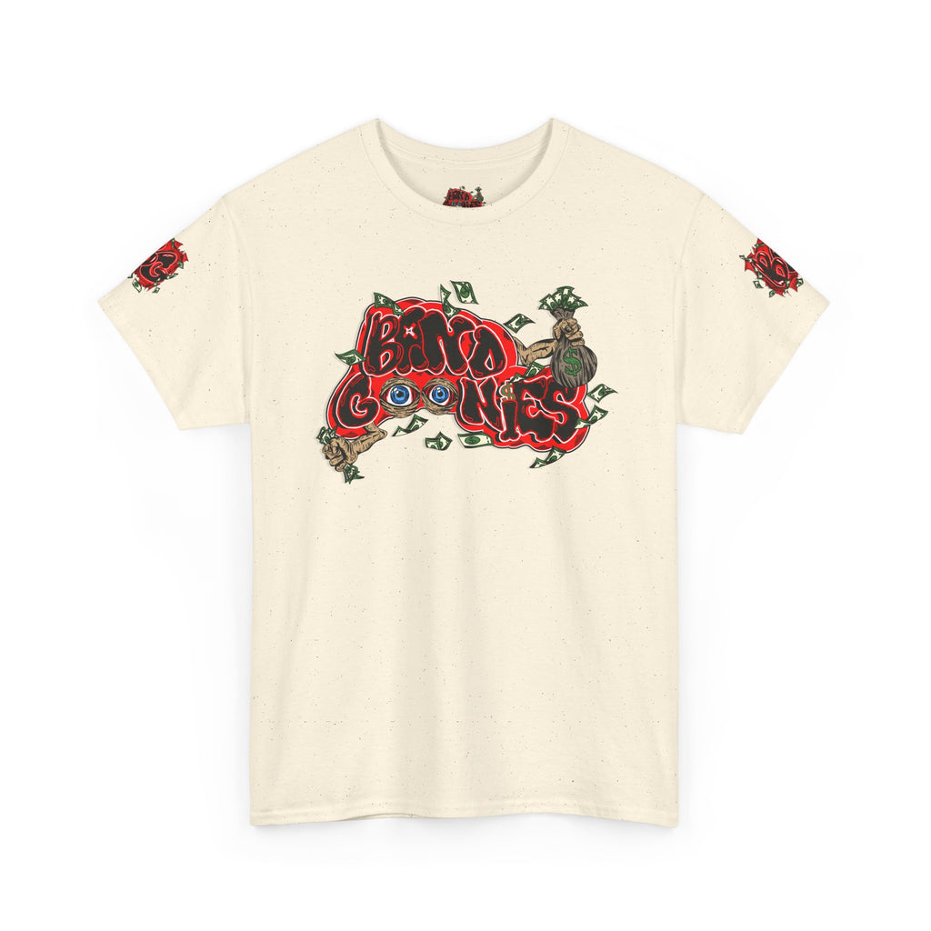 Heavy Cotton T-Shirt | White & Red