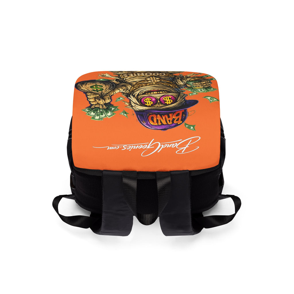 Casual Shoulder Backpack | Orange & Purple OG Goonie