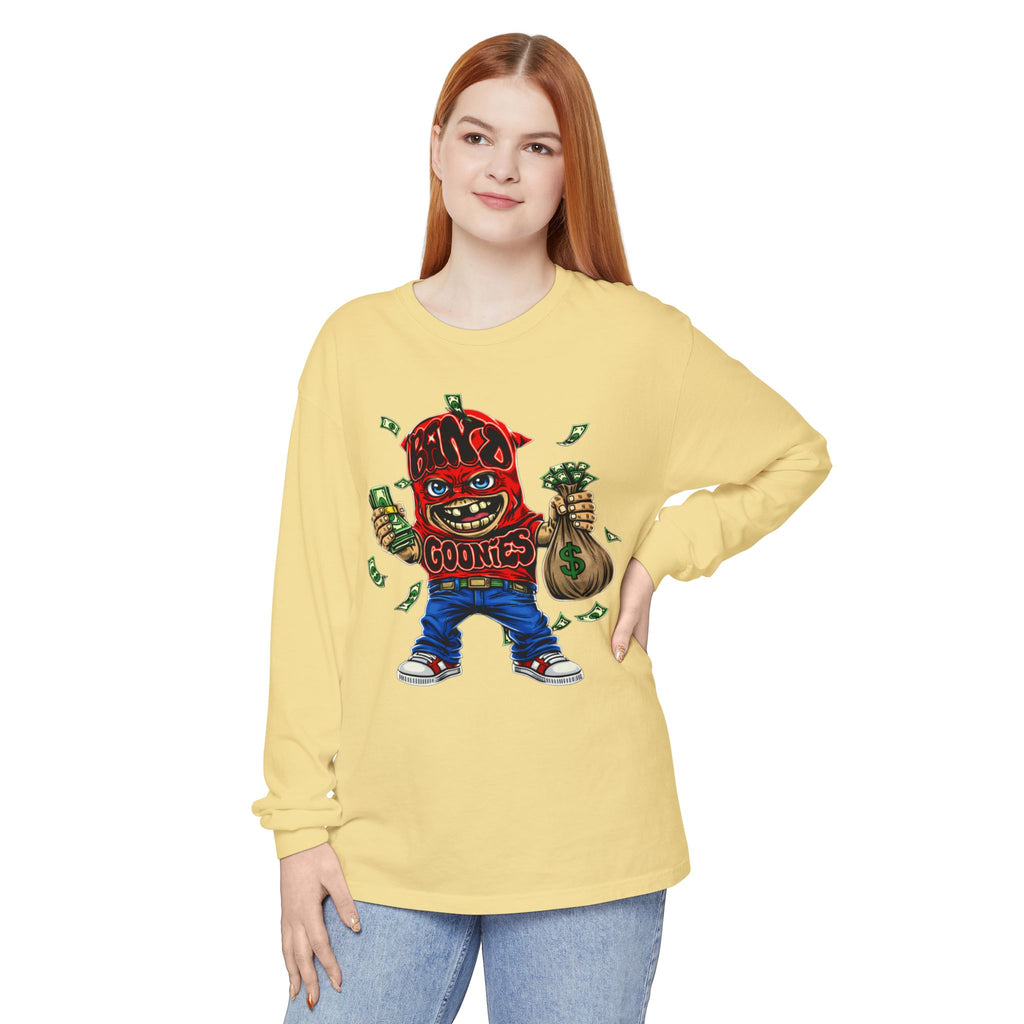 Garment-Dyed Long Sleeve T-Shirt | Red Band Goonie