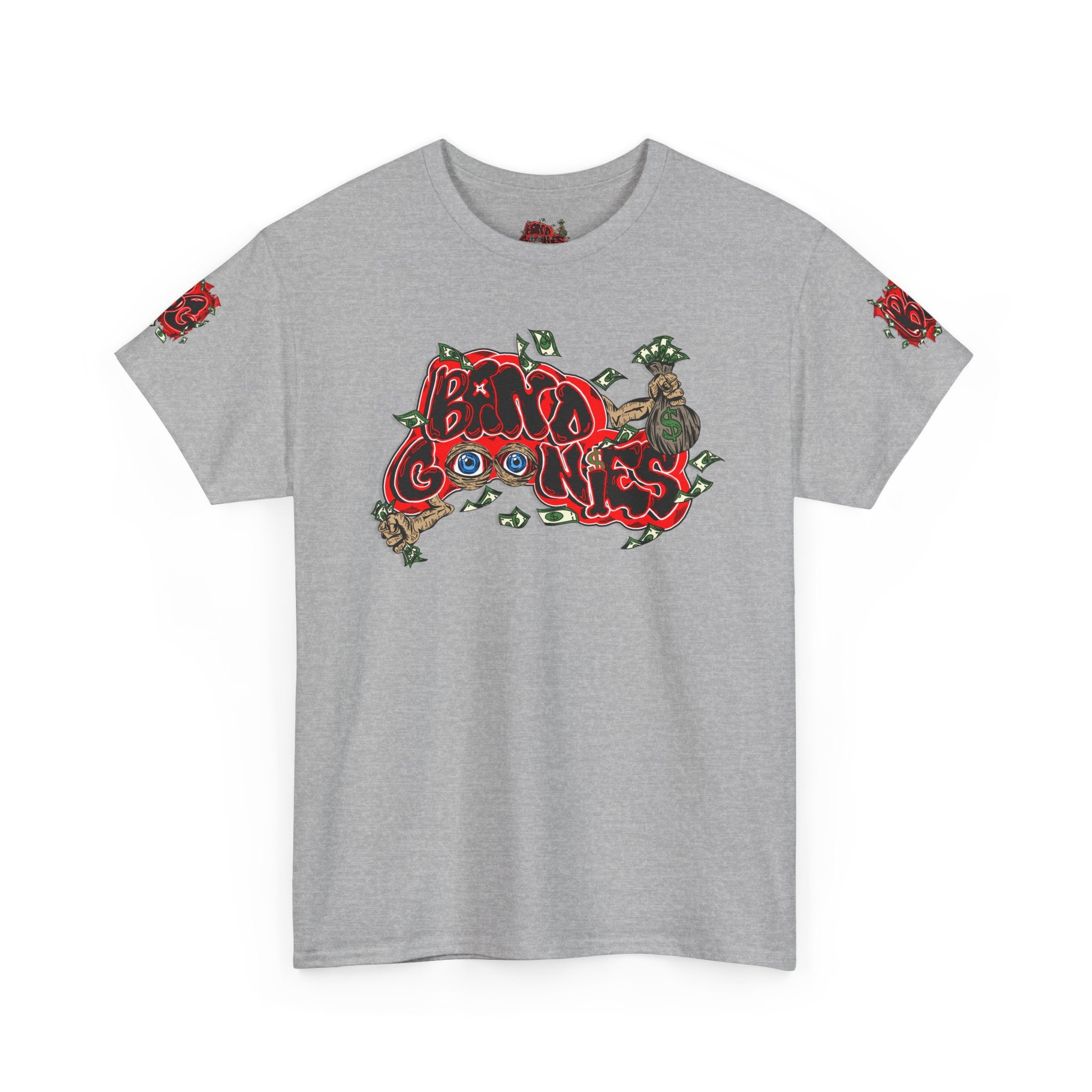 Heavy Cotton T-Shirt | White & Red