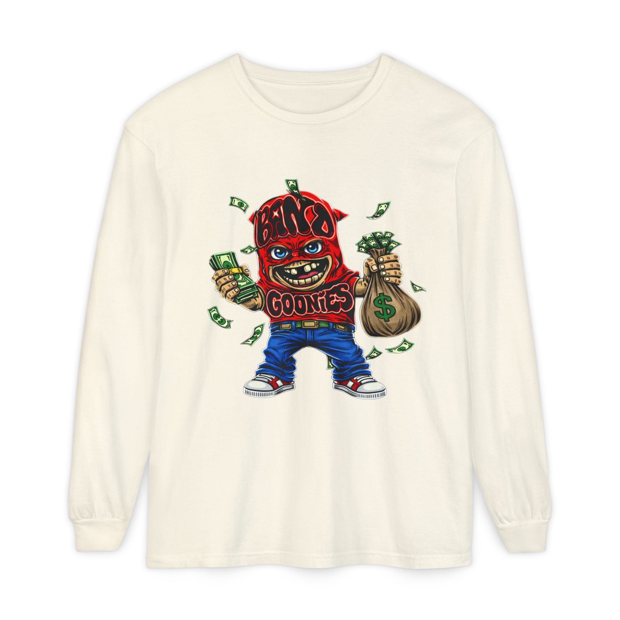 Unisex Garment-dyed Long Sleeve T-Shirt