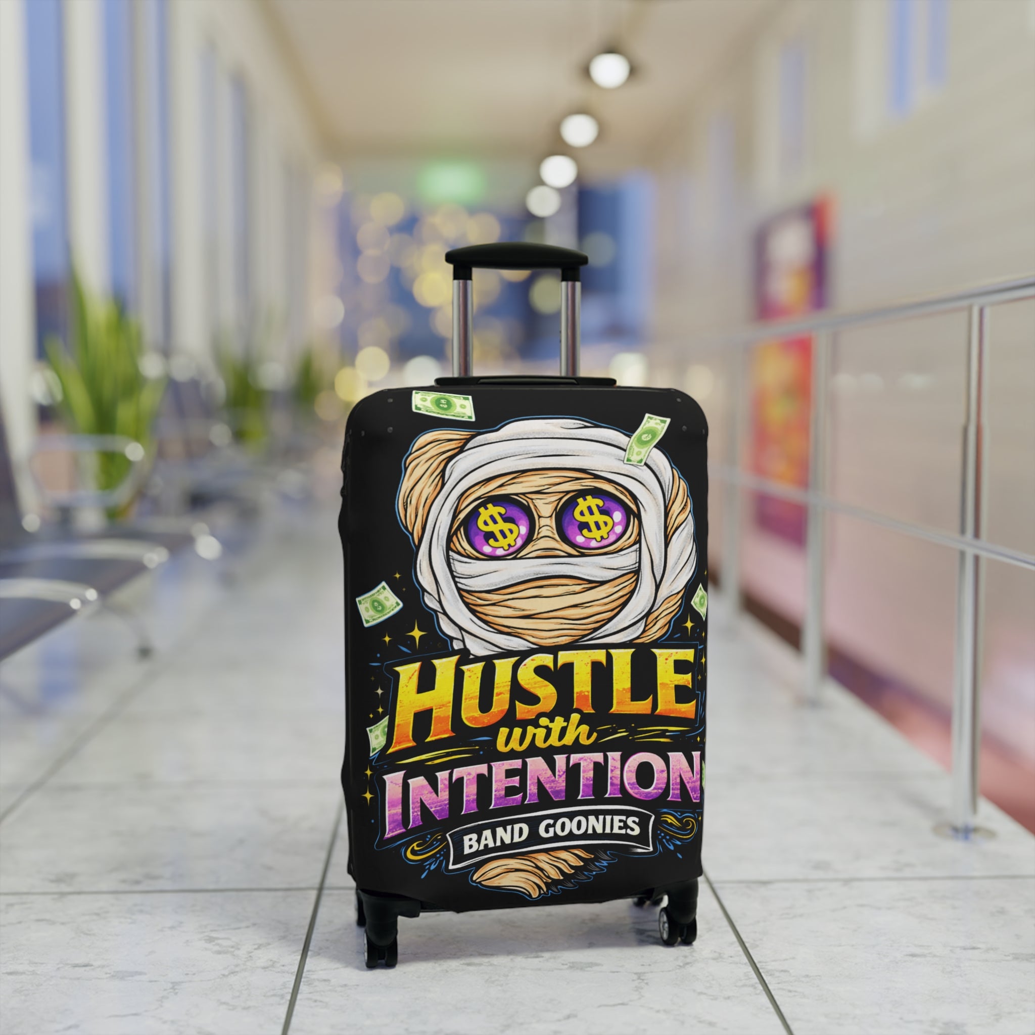 Luggage Cover | OG Goonie "Hustle with Intention"