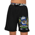 Basketball Rib Shorts (Black) | Blue Goonie "Money Follows Mindset"