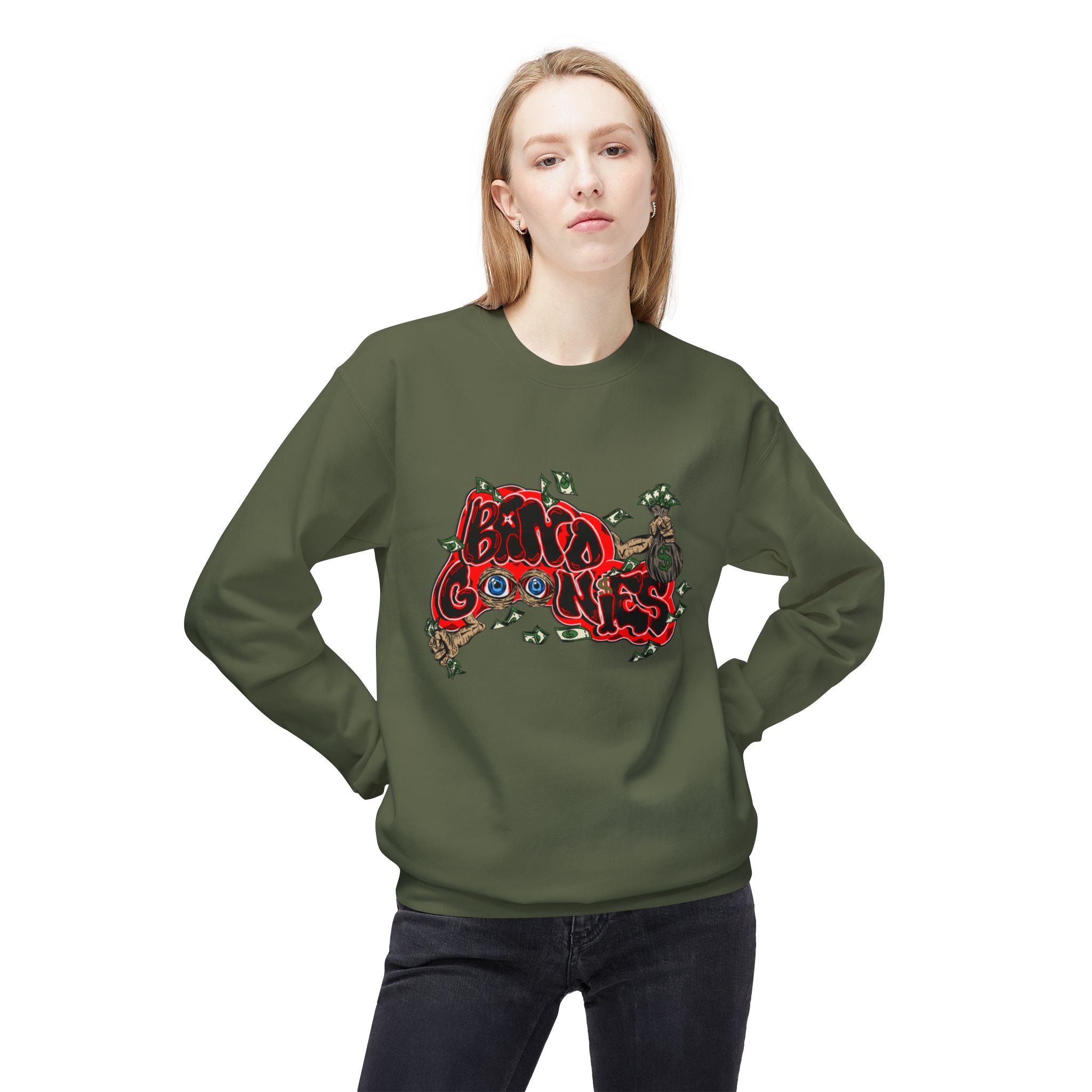 Midweight Soft Style Fleece Crewneck Sweatshirt