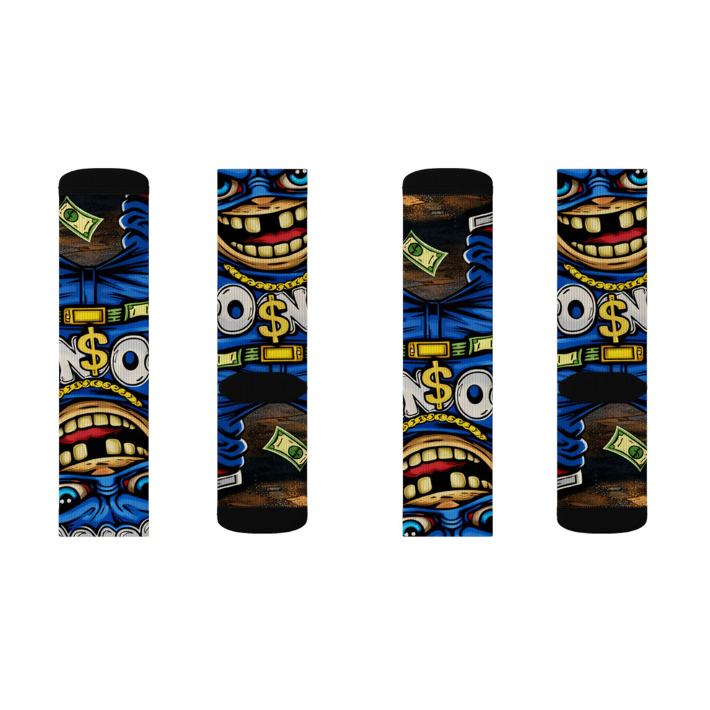 Blue Goonie Socks