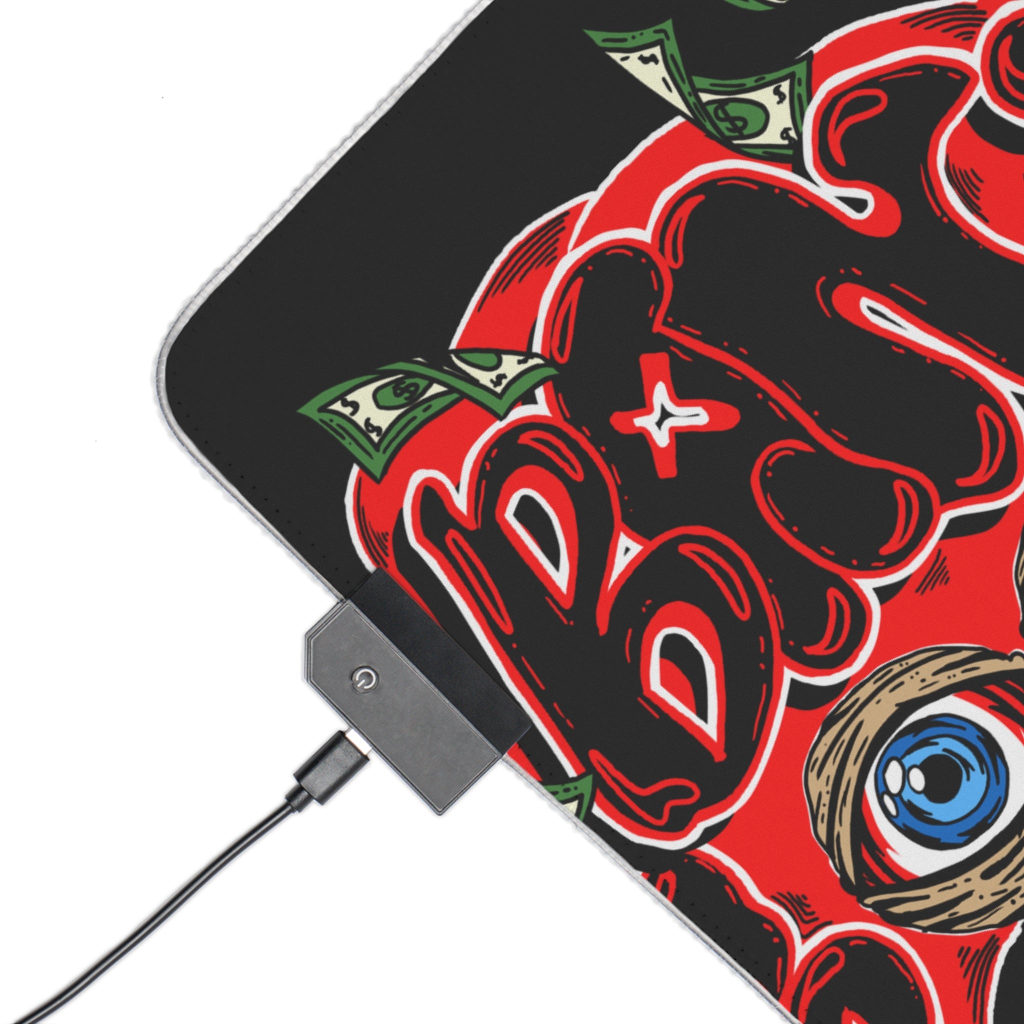 LED Gaming Red Goonie Mouse Pad