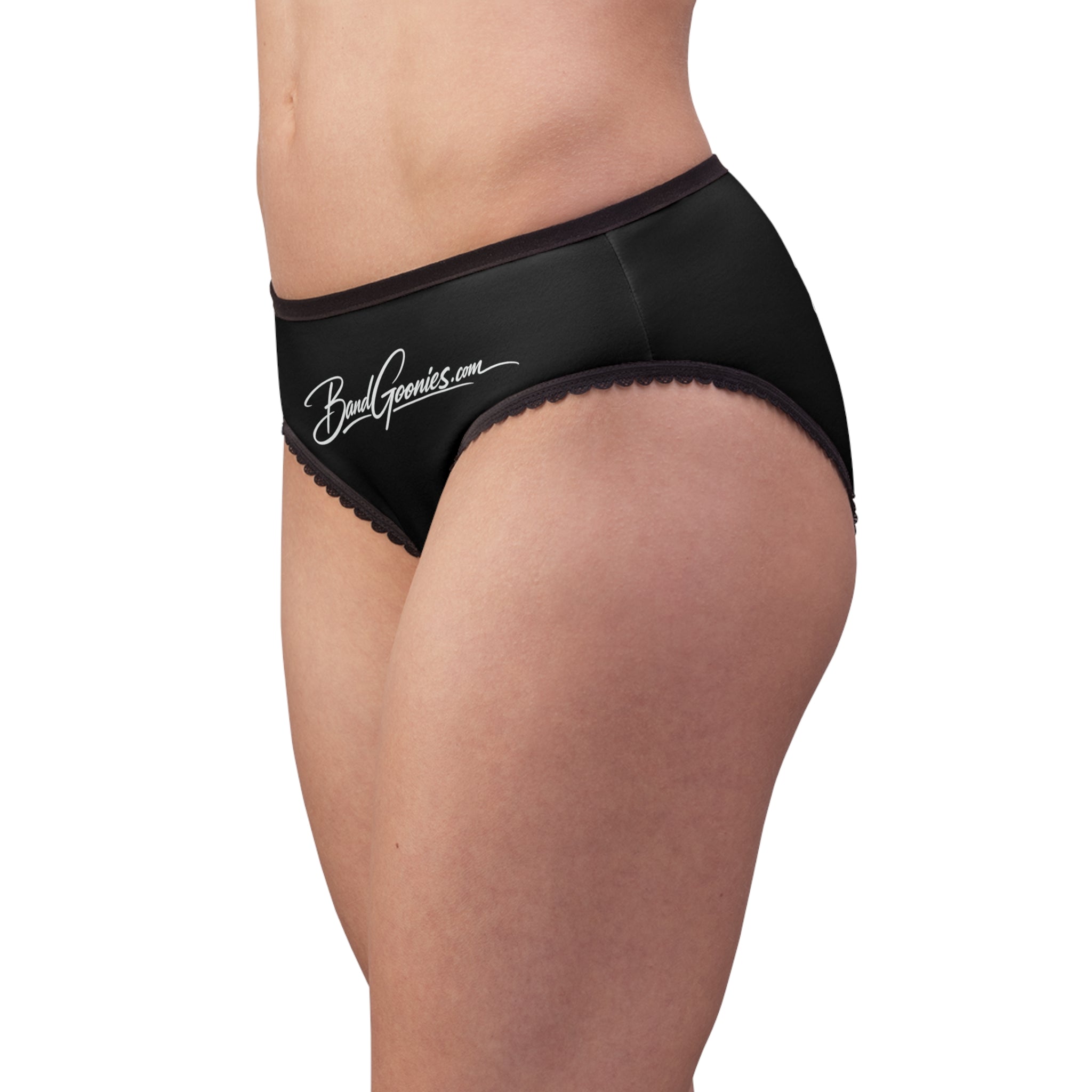 Women's Briefs (Black) | Band Goonies Branded
