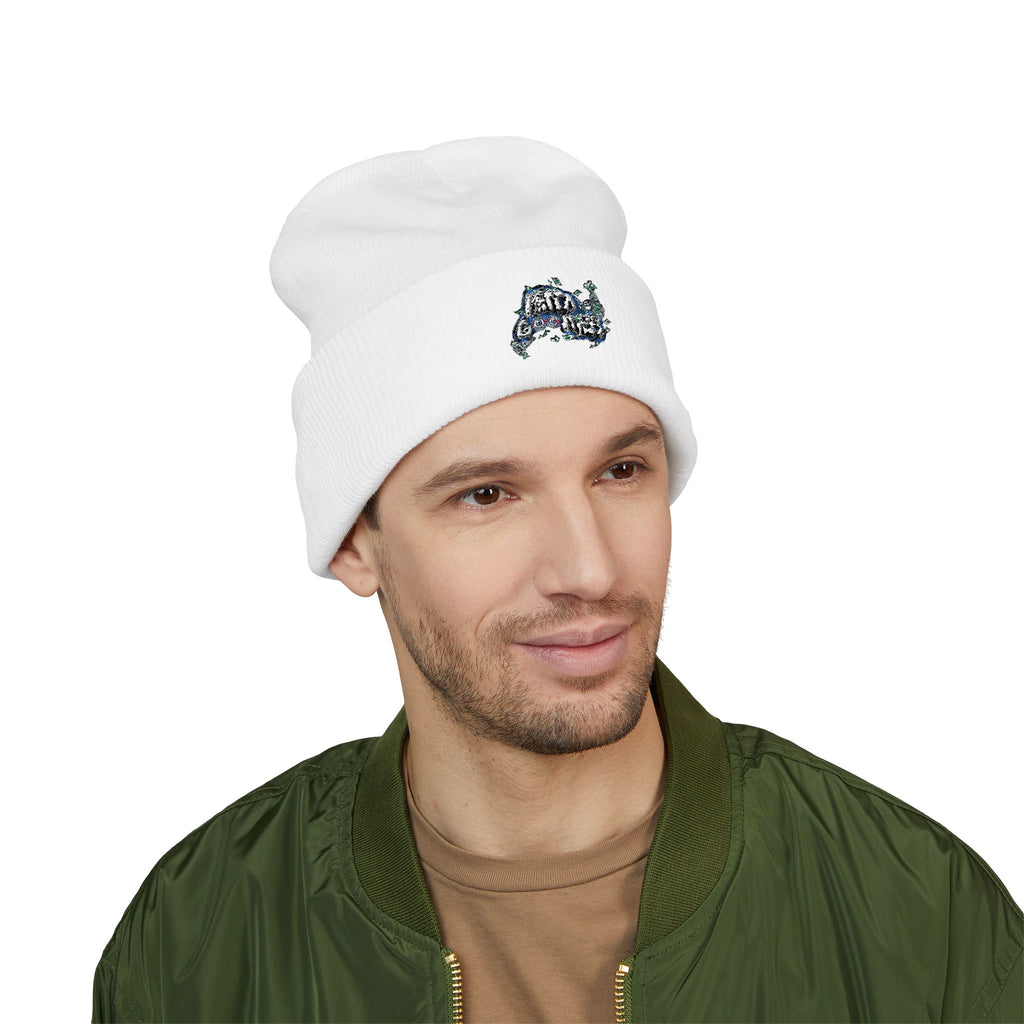 Classic Blue Goonie Cuffed Beanie