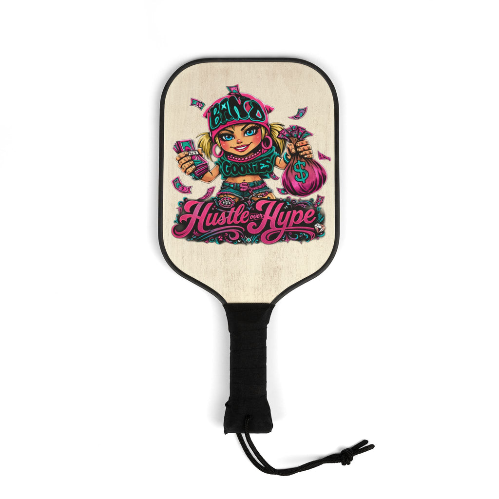 Pickleball Kit | Pink & Teal Girl Goonie "Hustle over Hype"