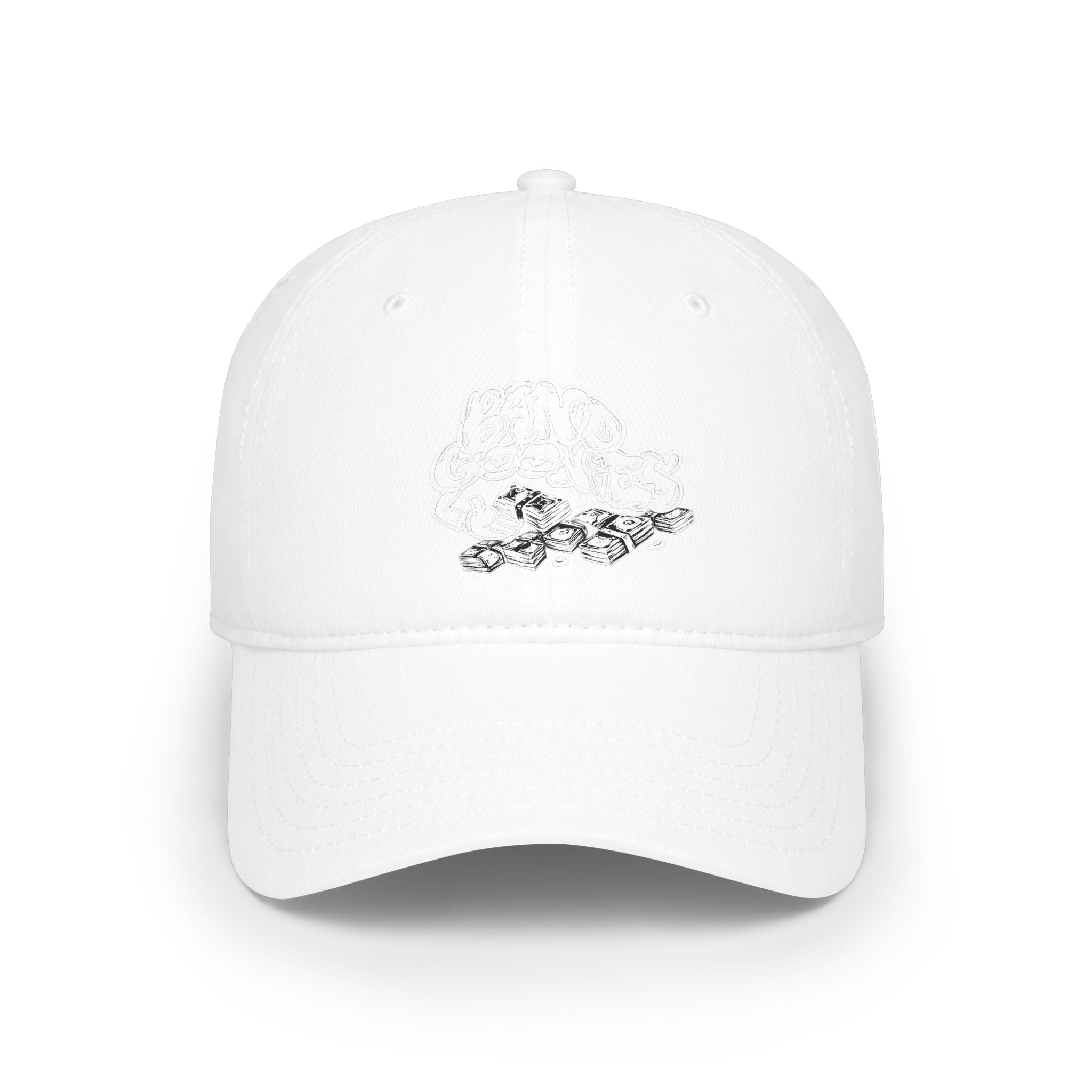 Low Profile Baseball Cap White Band Goonies Logo
