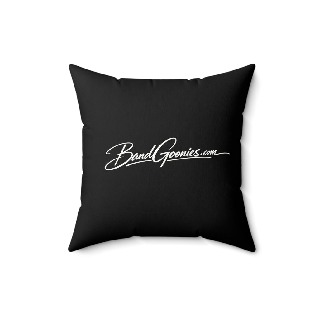 Faux Suede Square Pillow | Red Girl Goonie "Linda y Pagada"