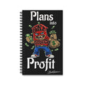 "Plans into Profit" Red Goonie | Spiral Journal (80 Sheets)