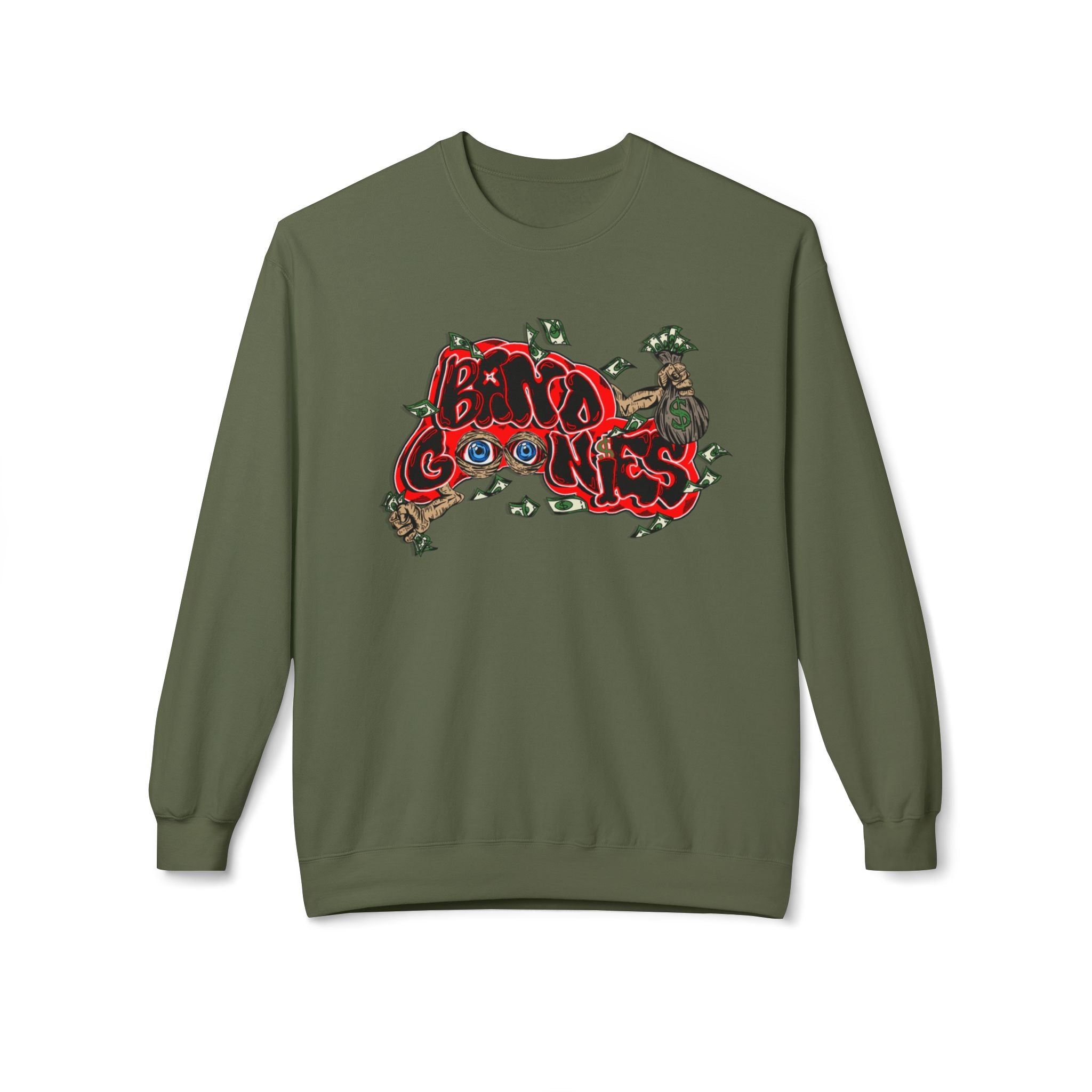 Midweight Soft Style Fleece Crewneck Sweatshirt