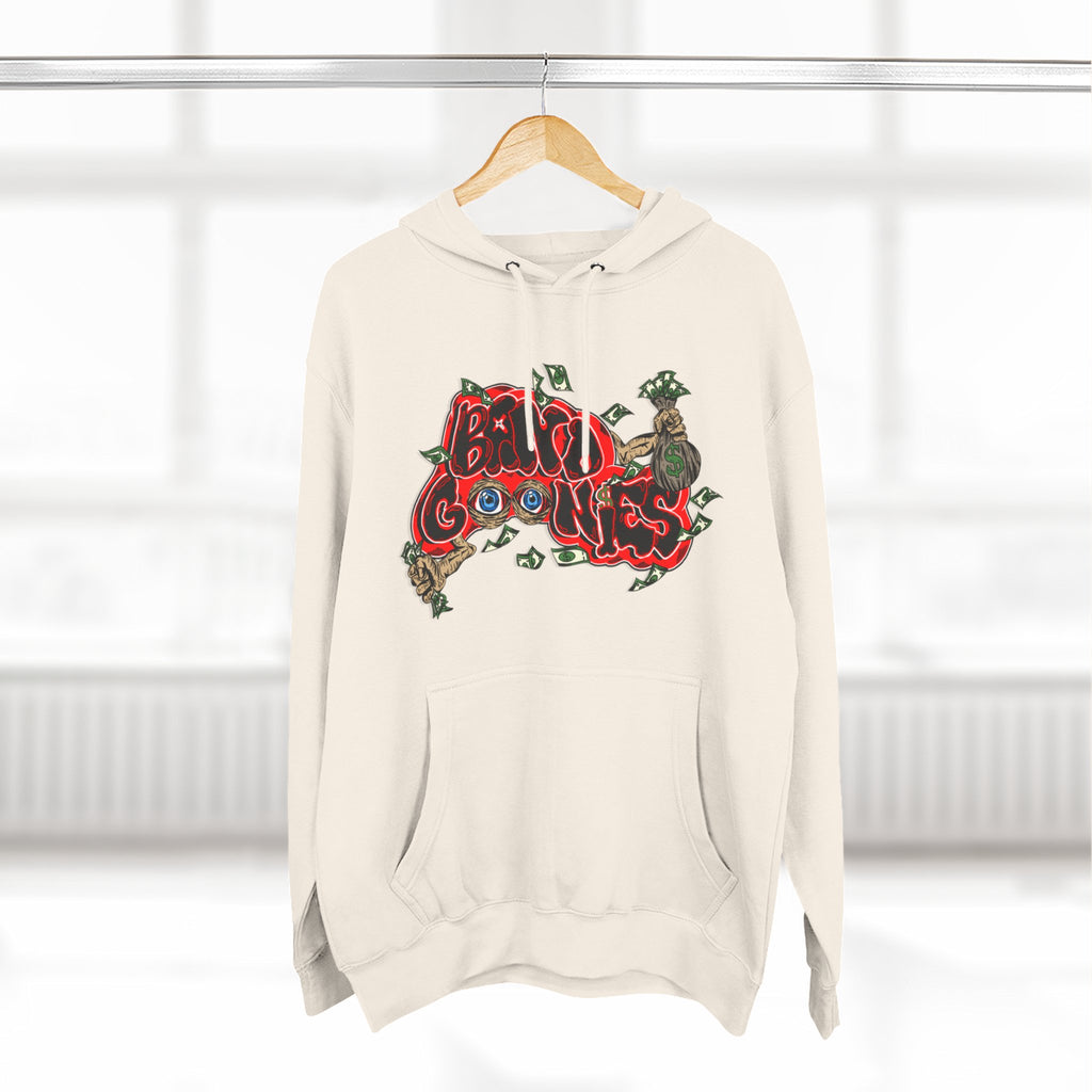 Three-Panel Fleece Hoodie