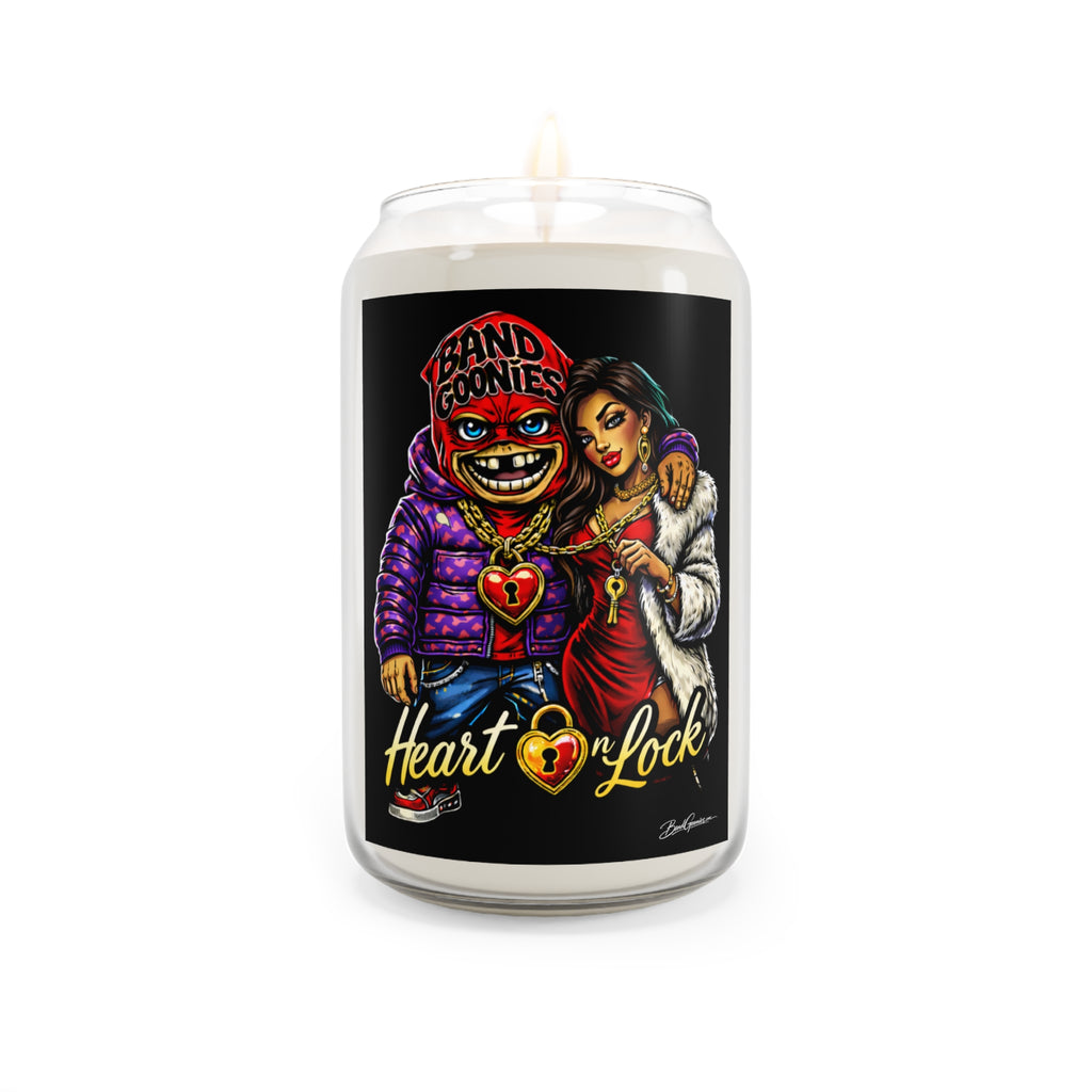 Scented Soy Candles (13.75oz) | Red Goonie Couple "Love on Lock"