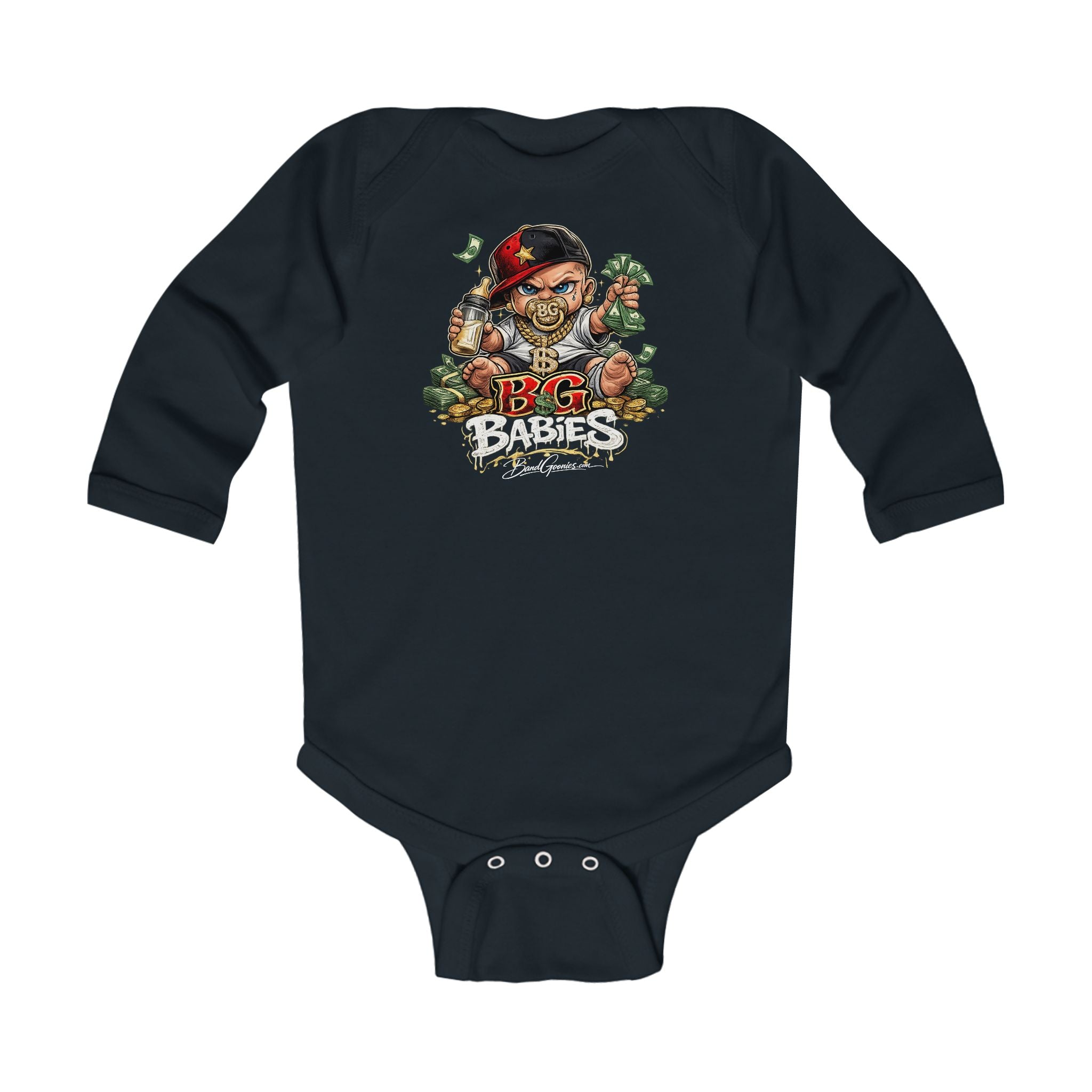 Infant Long Sleeve Bodysuit | Gold Star BG Babies