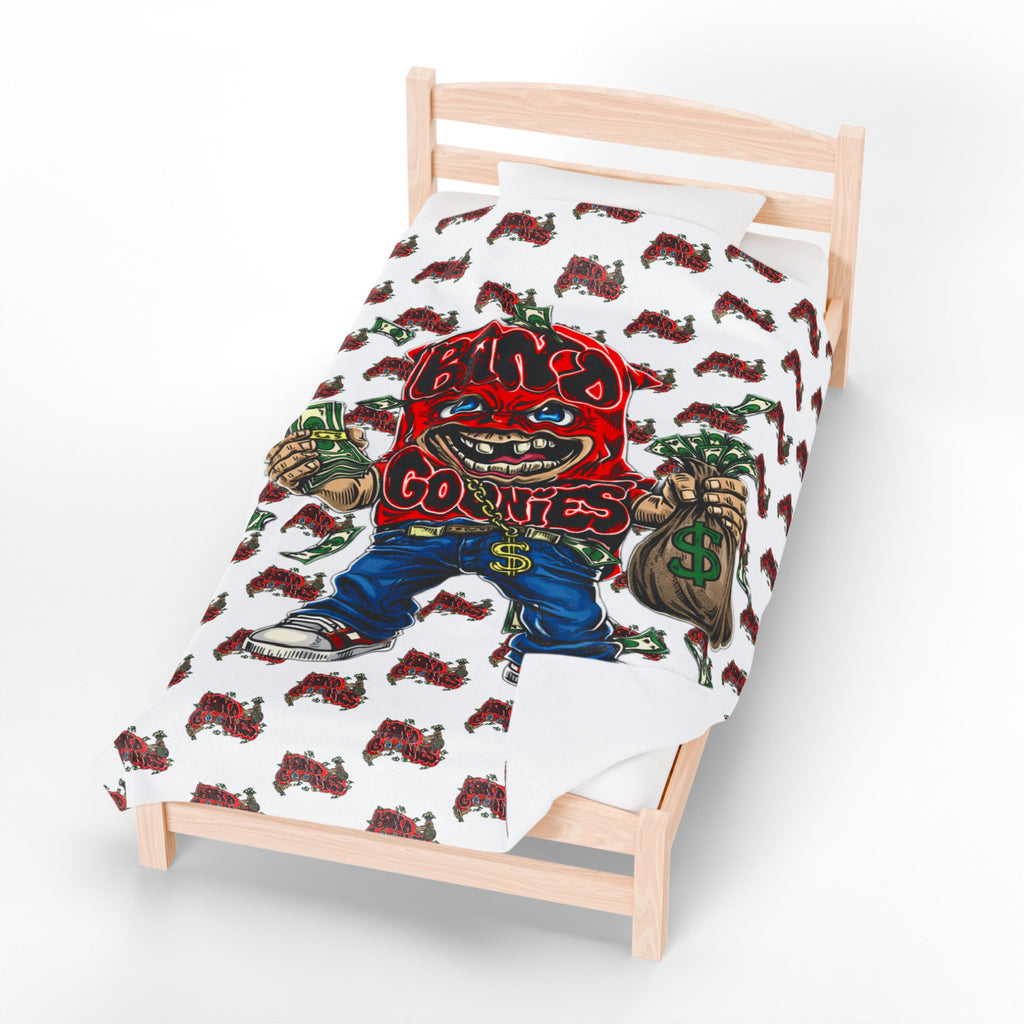 Velveteen Plush Blanket | Red Goonie