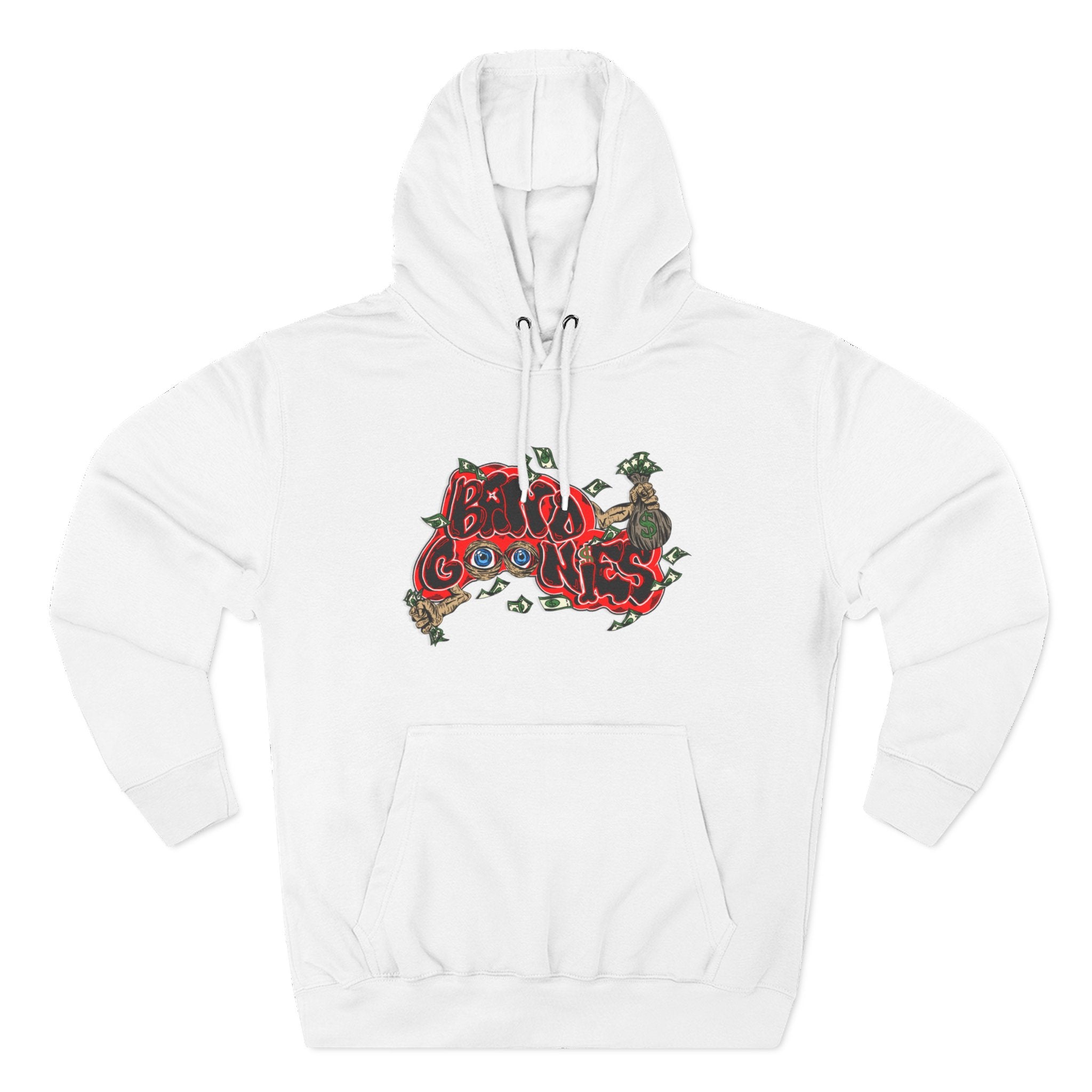 Three-Panel Fleece Hoodie