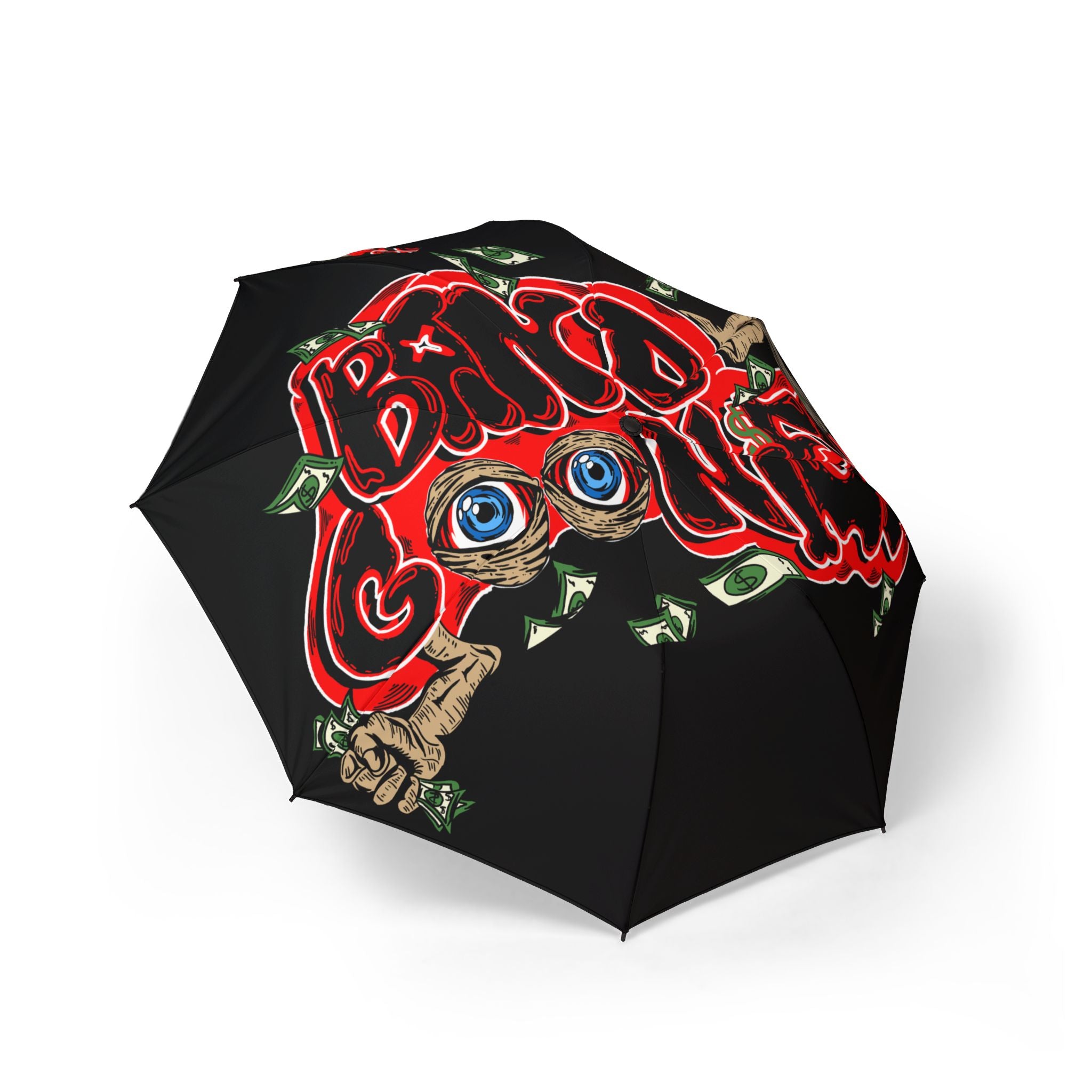 Semi-Automatic Foldable Umbrella (Black) | Red Band Goonies
