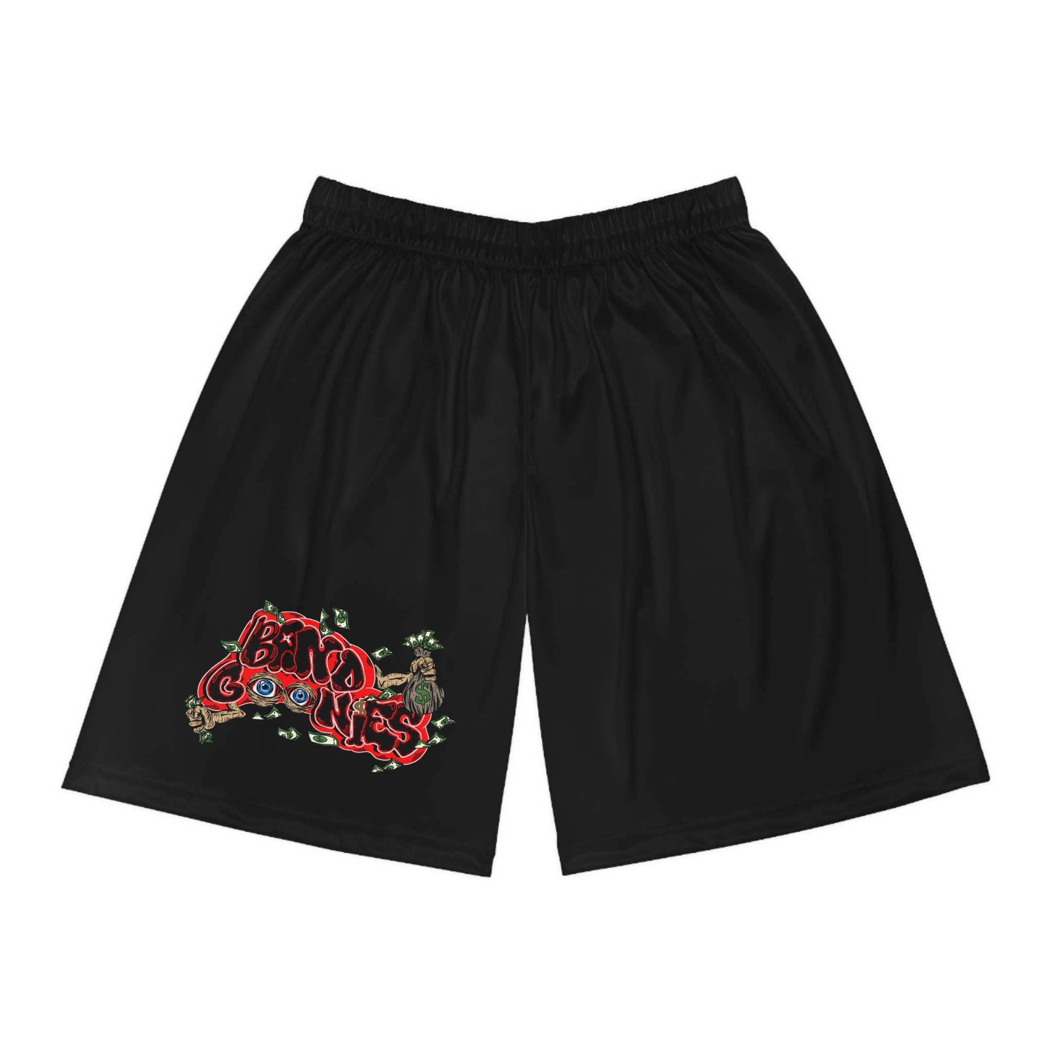 Basketball Shorts (Black) | Red Band Goonies