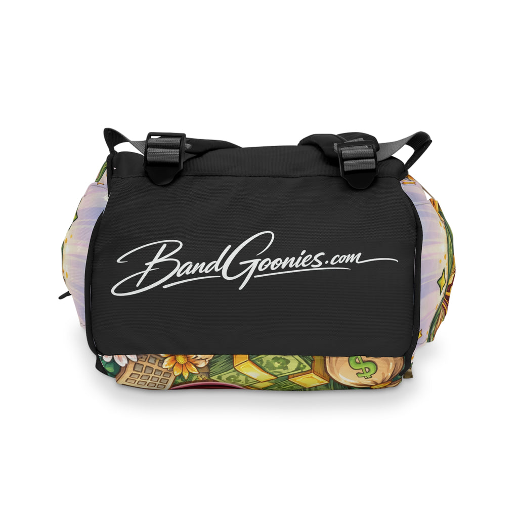 Multifunctional Diaper Backpack "Peace & Positivity"