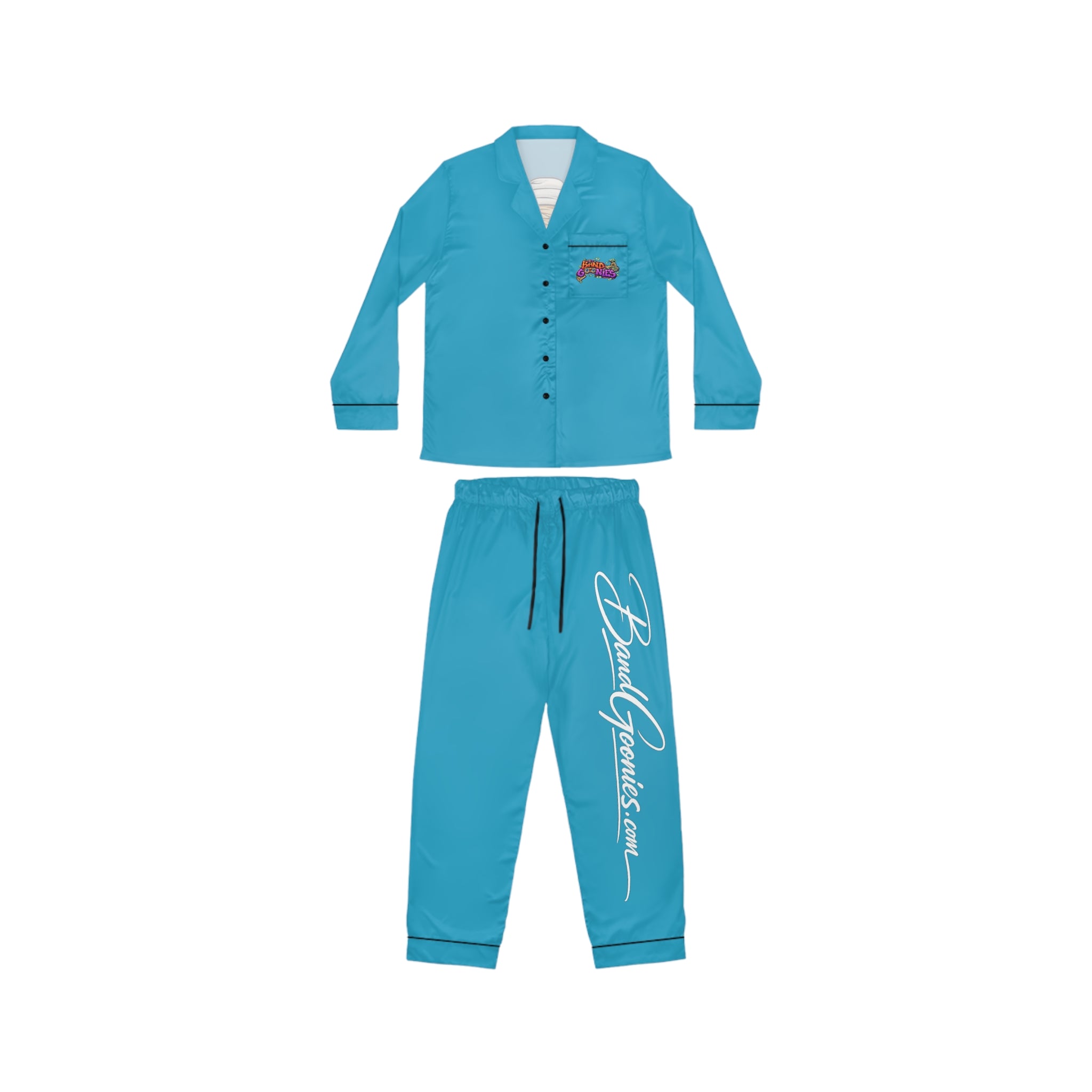 Women's Satin Pajamas | Orange & Purple OG Goonie "Hustle with Intention"